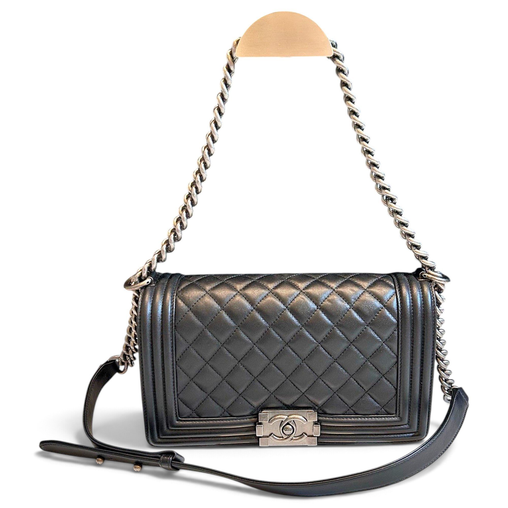Chanel Boy leather handbag