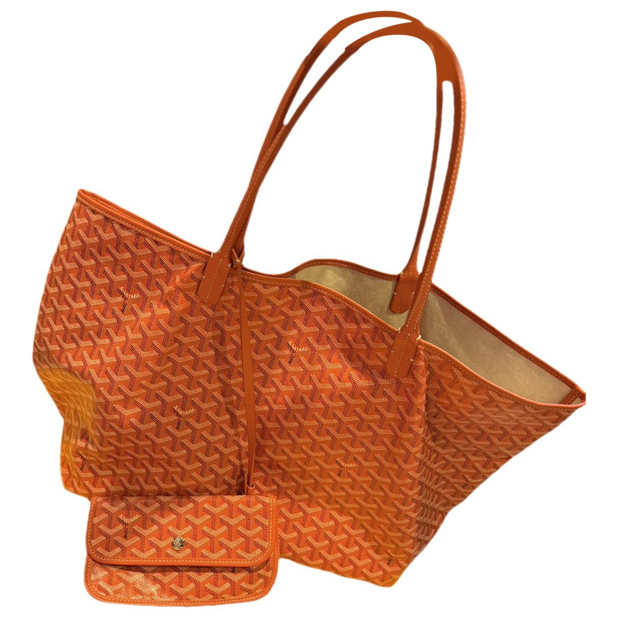 Goyard Artois leather handbag