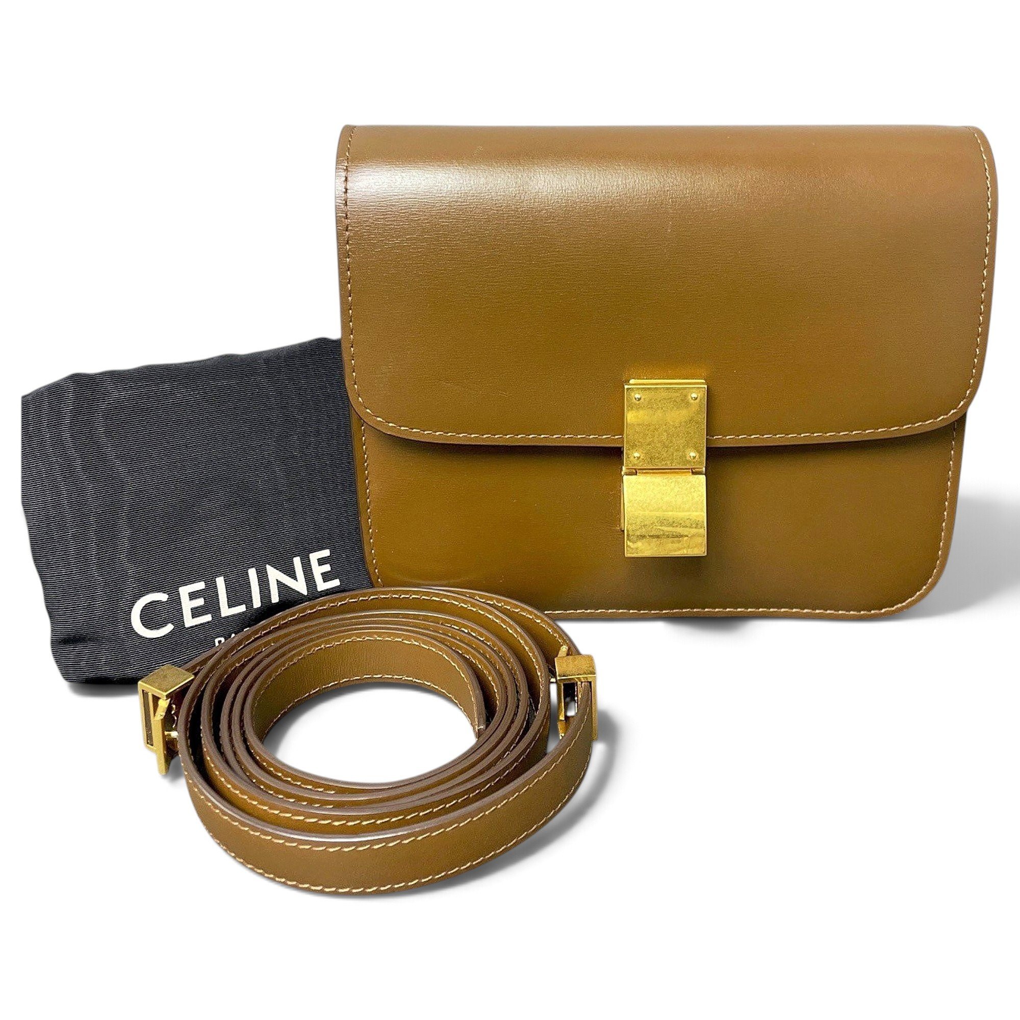 Classic leather handbag