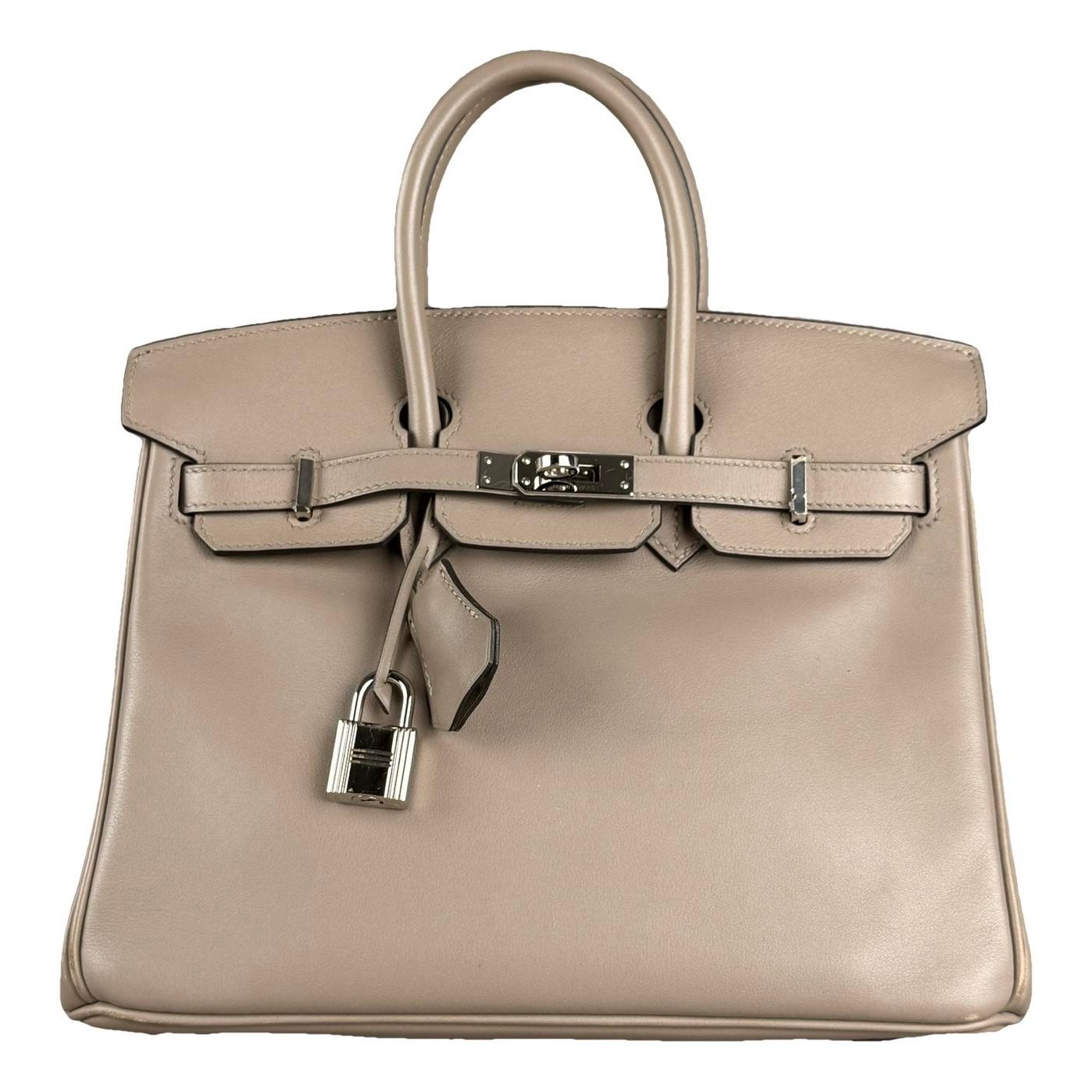 Hermes Birkin 25 Handbag Gris Asphalt Swift Leather 2019