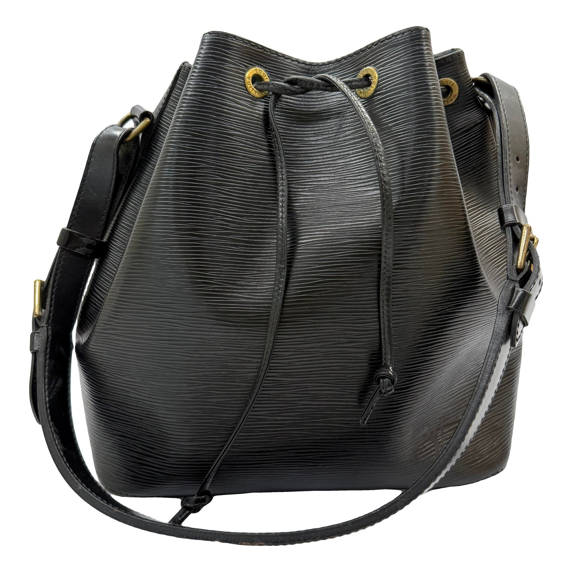 Poche Noé leather handbag
