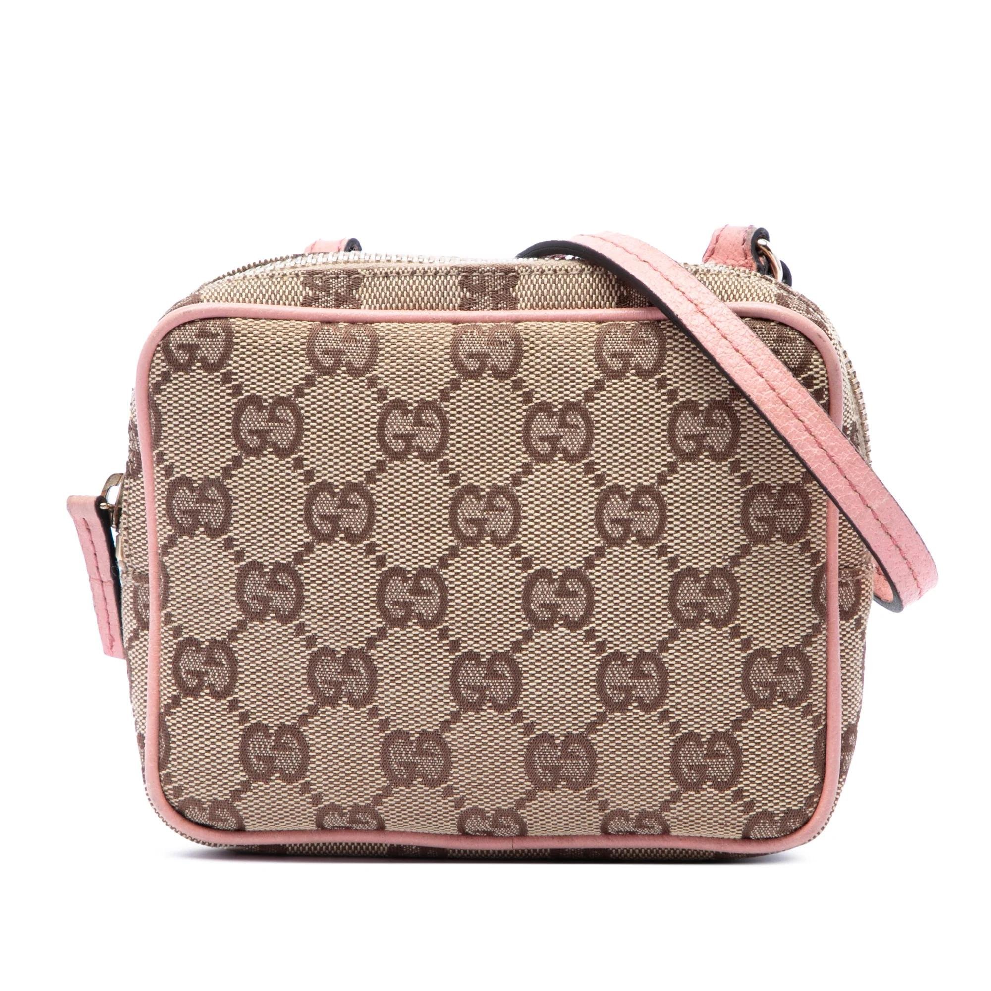 Gucci B leather crossbody bag