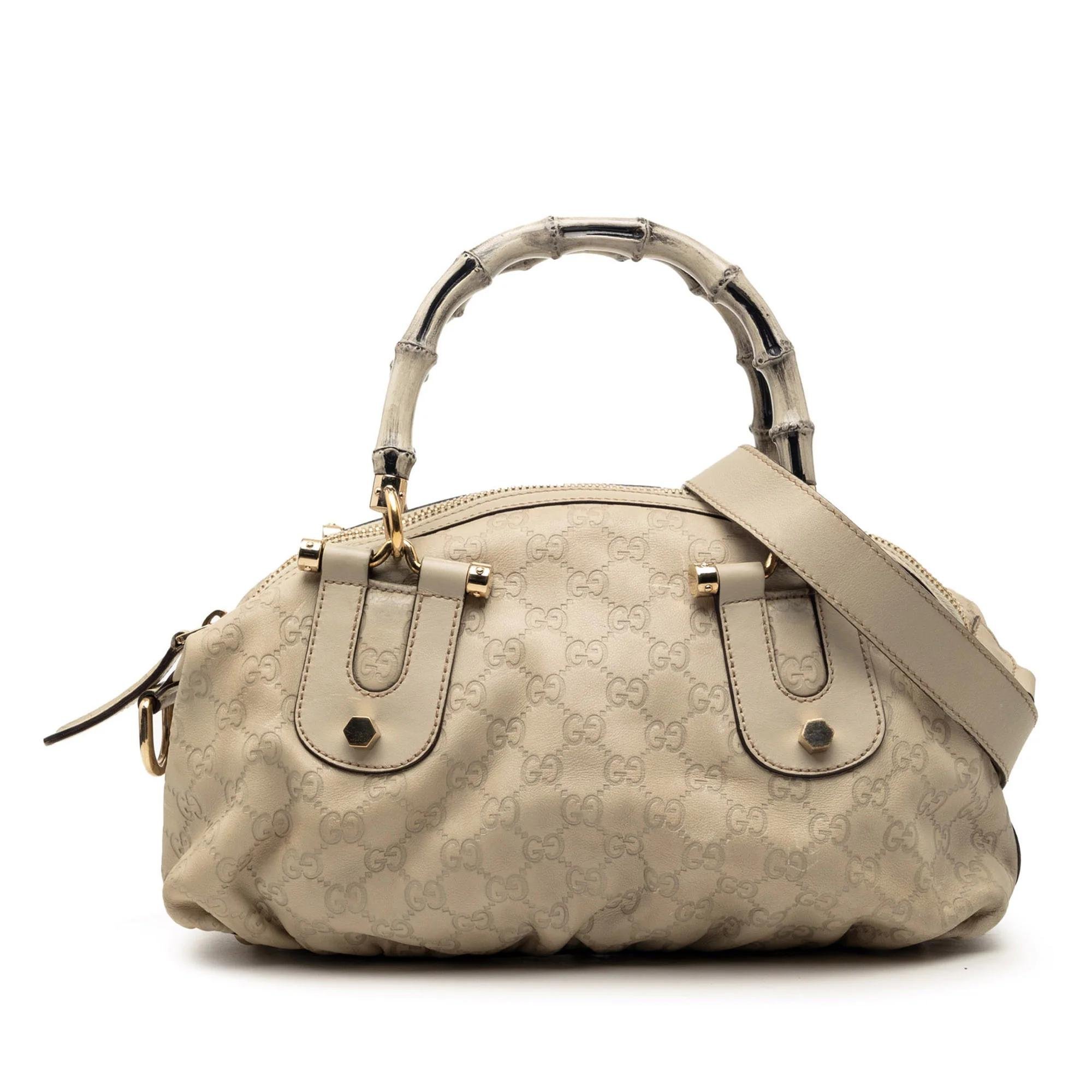 Bamboo leather satchel