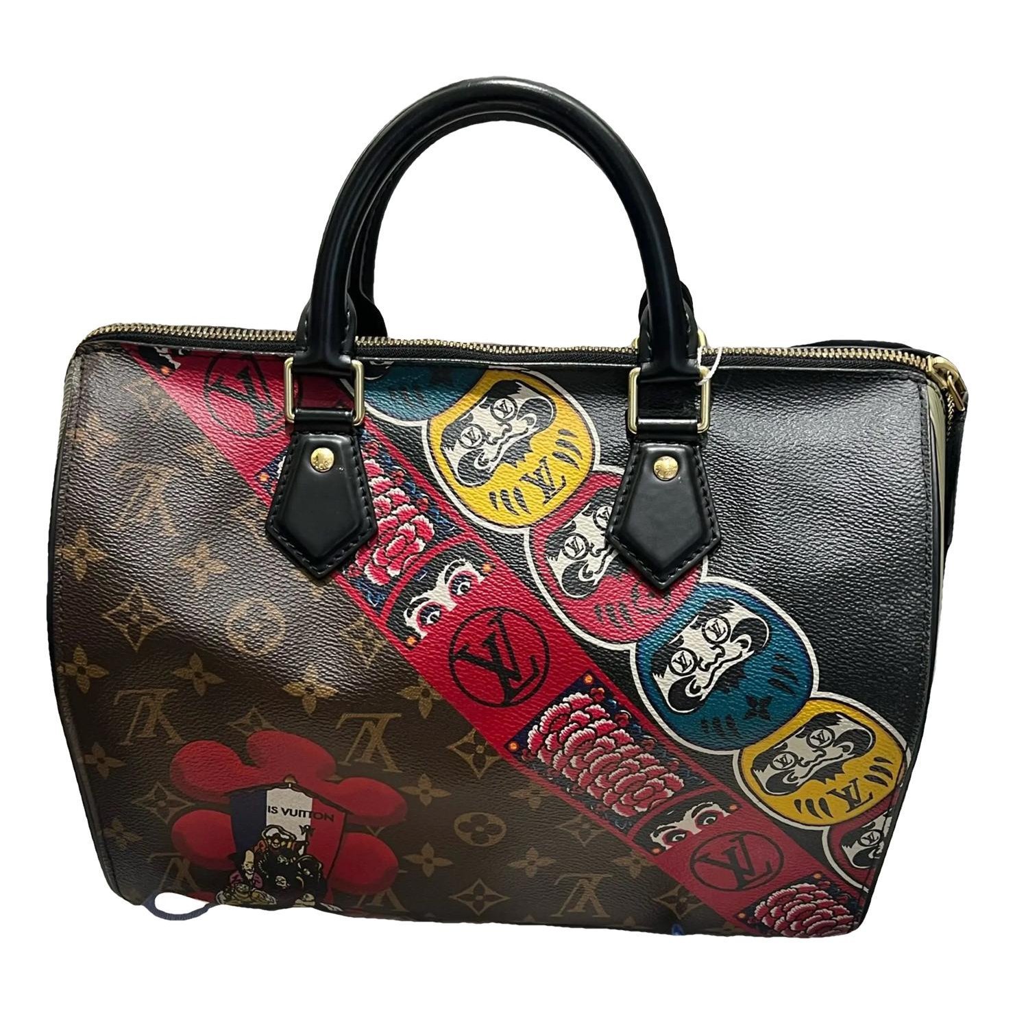 Speedy leather handbag