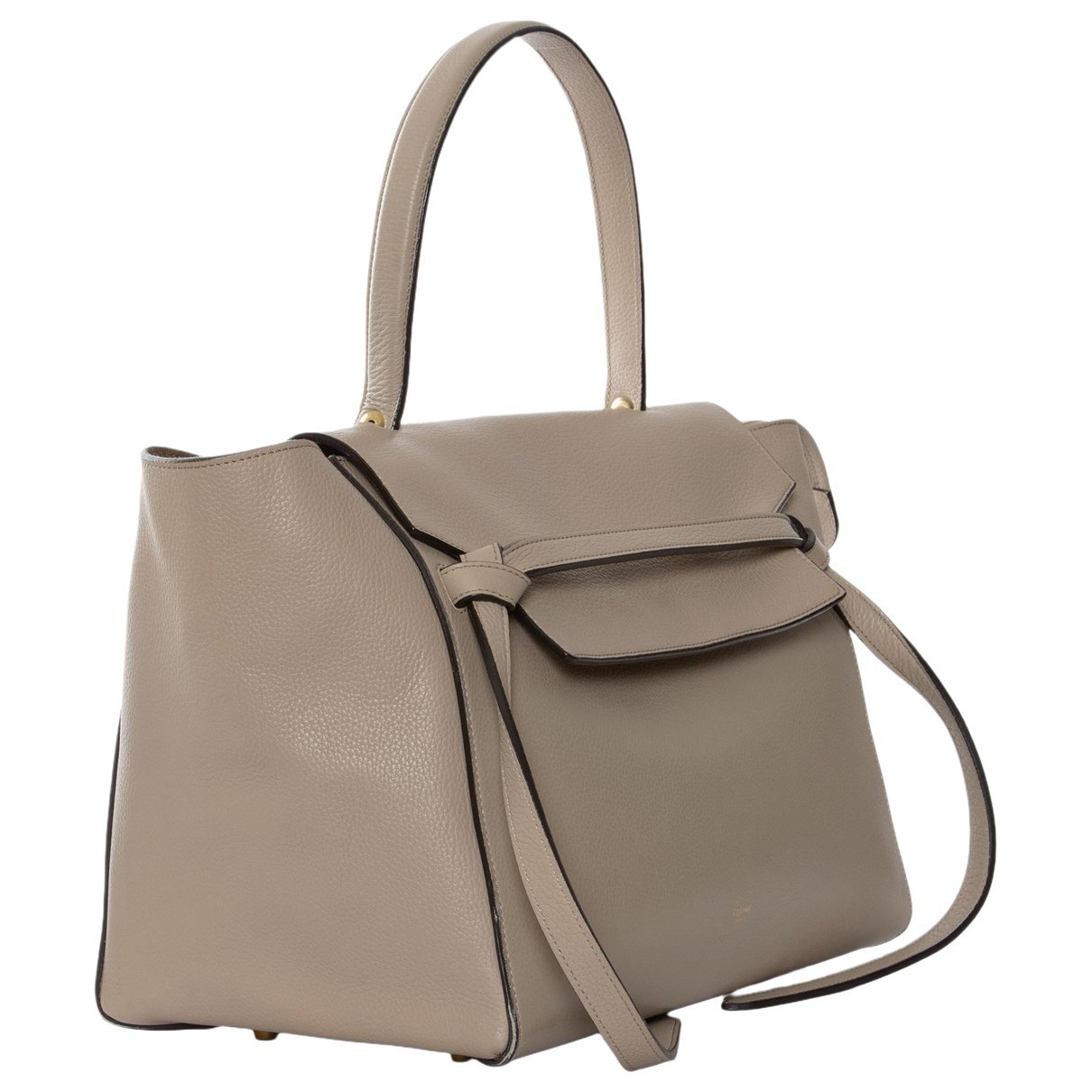 Belt leather handbag