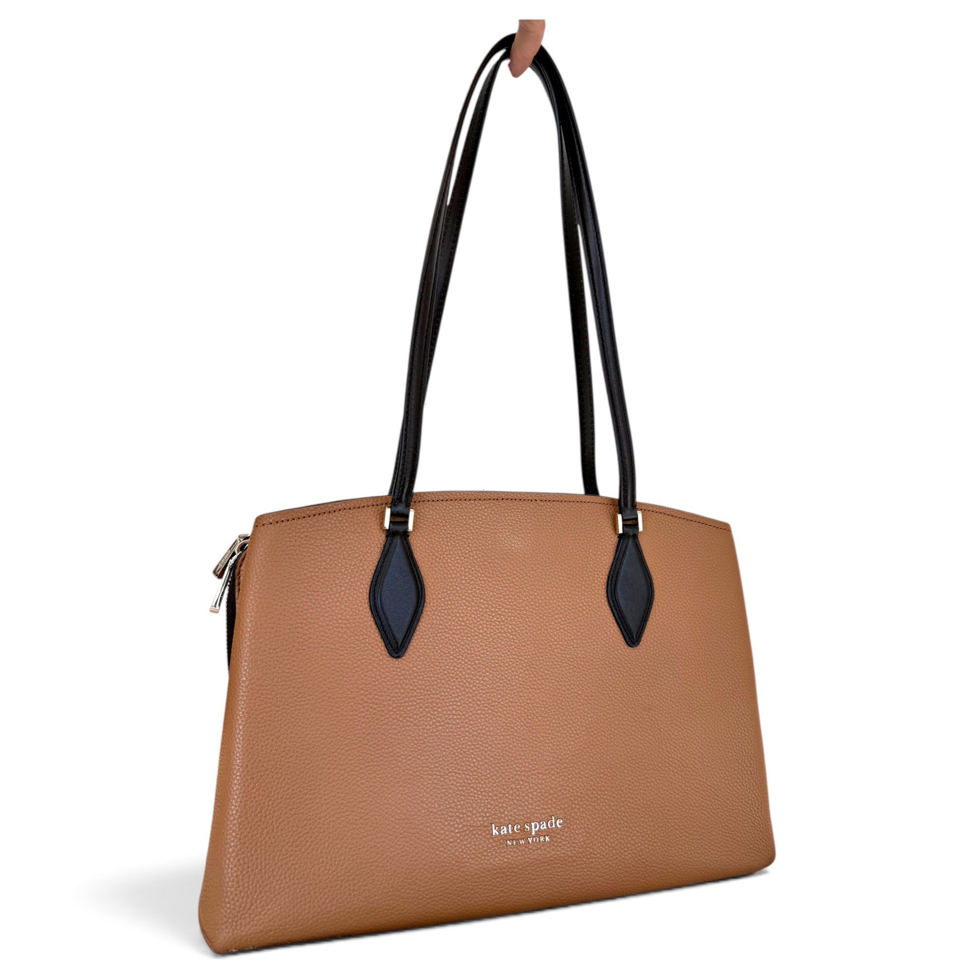 Leather tote