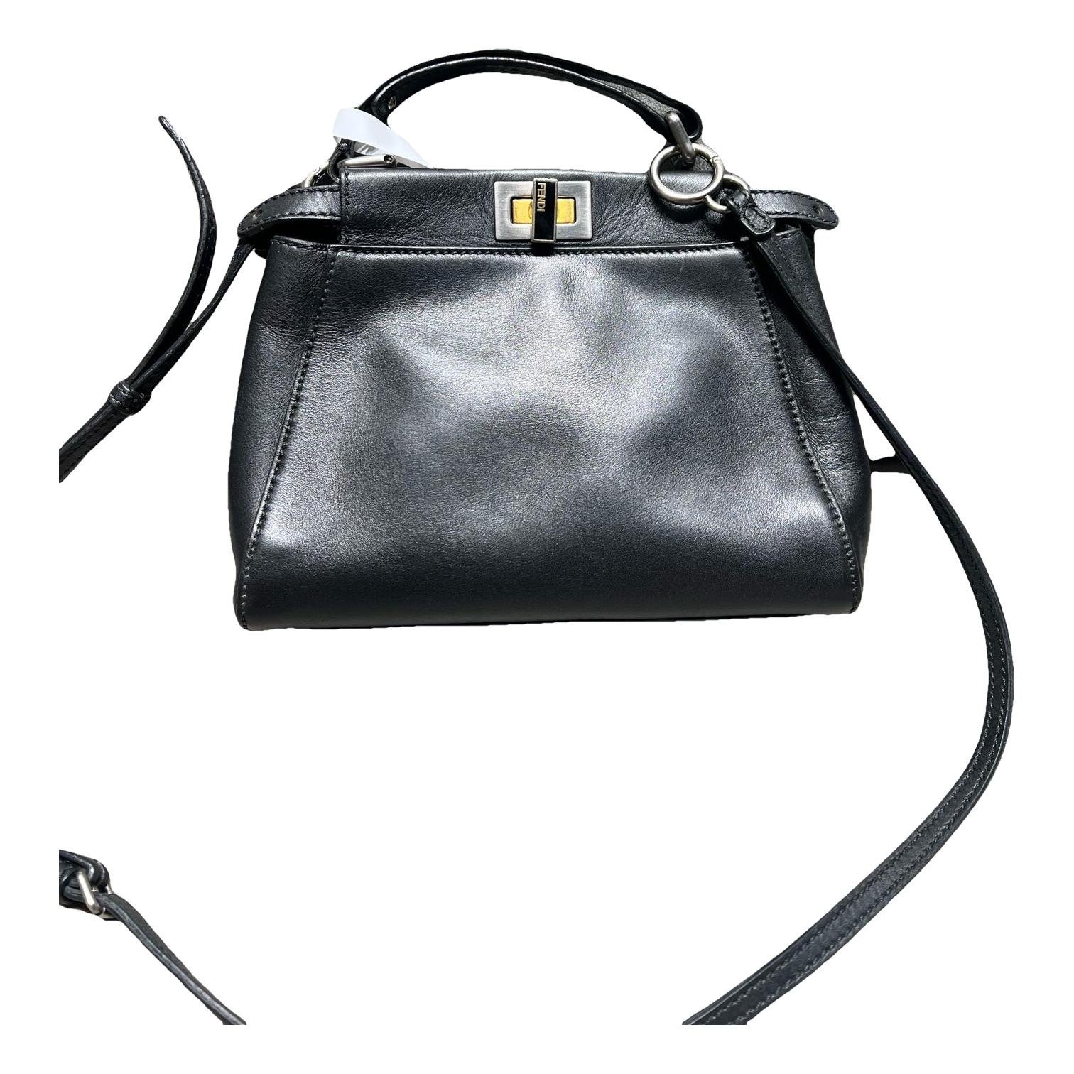 Peekaboo leather handbag
