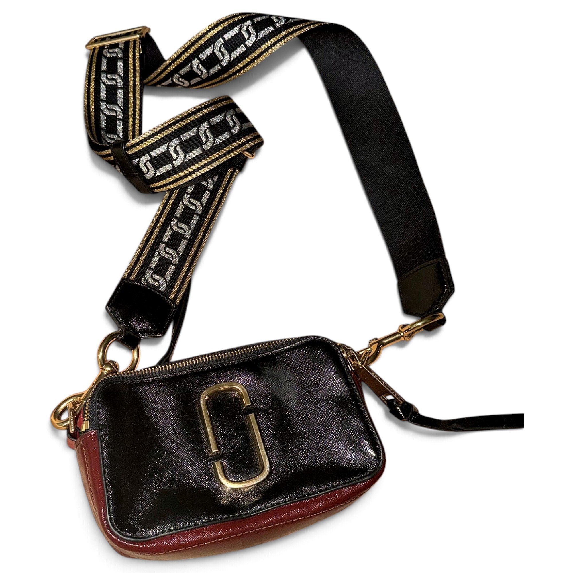 Snapshot leather crossbody bag