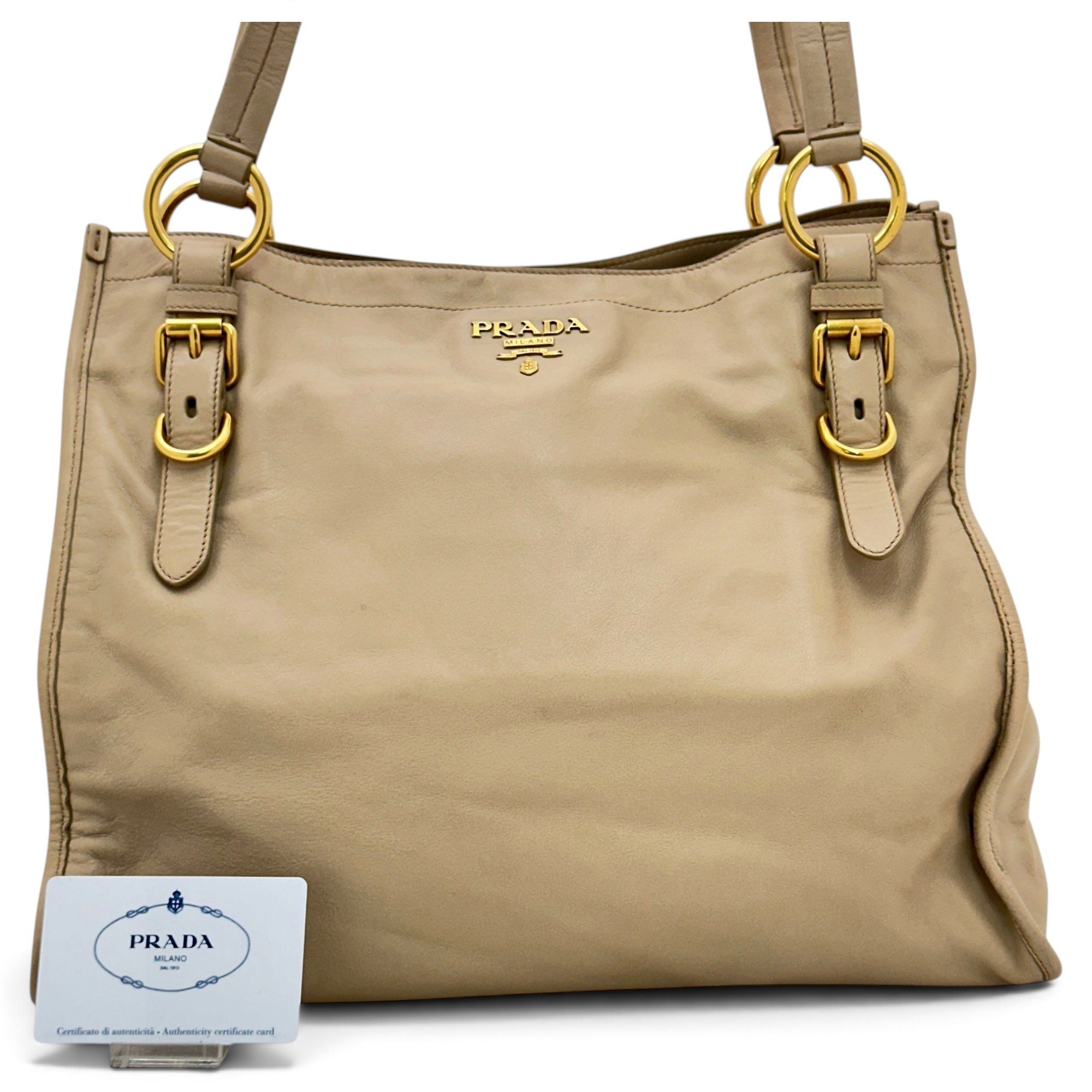 Leather tote