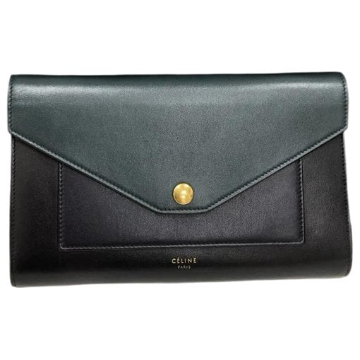 Pocket leather crossbody bag