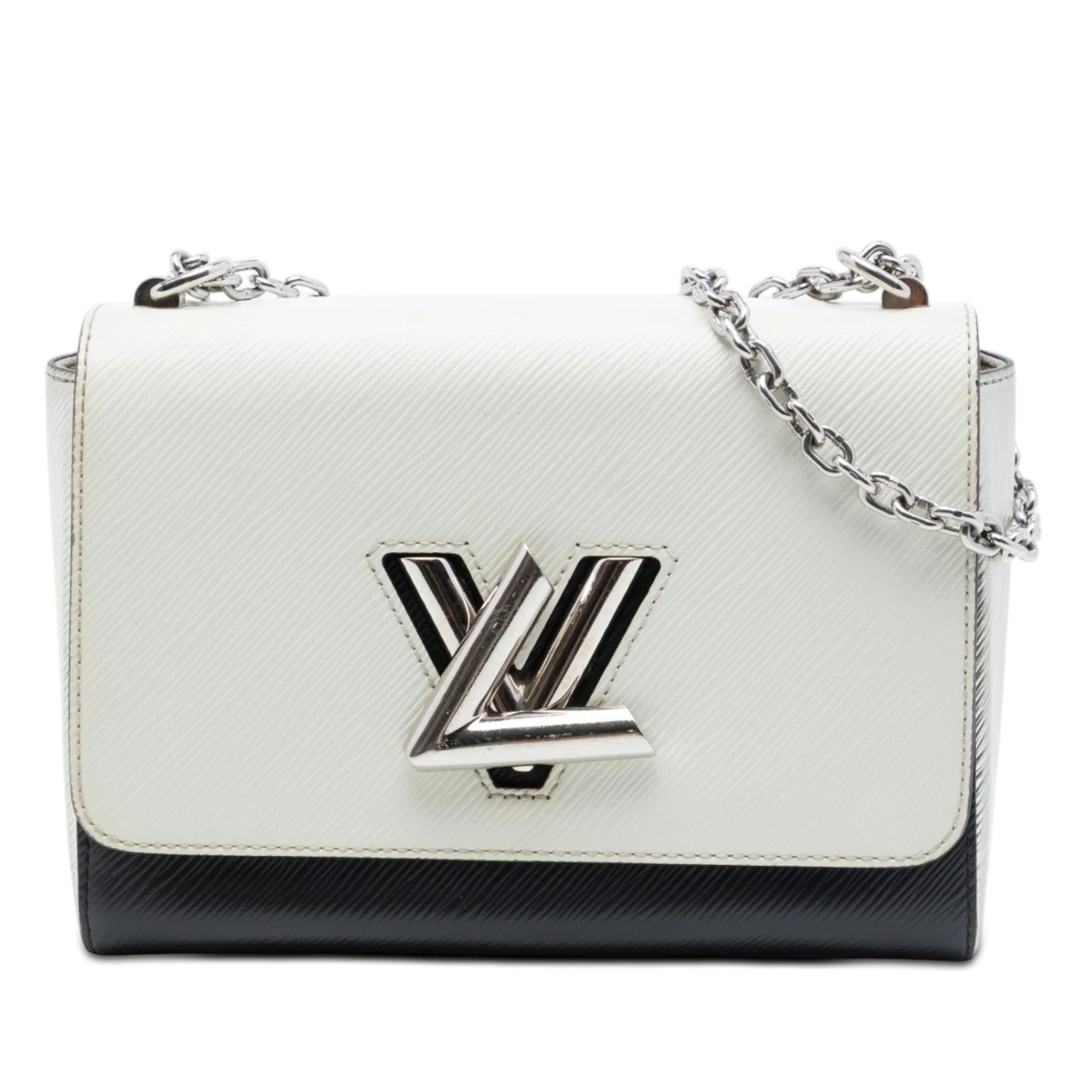 Twist leather handbag