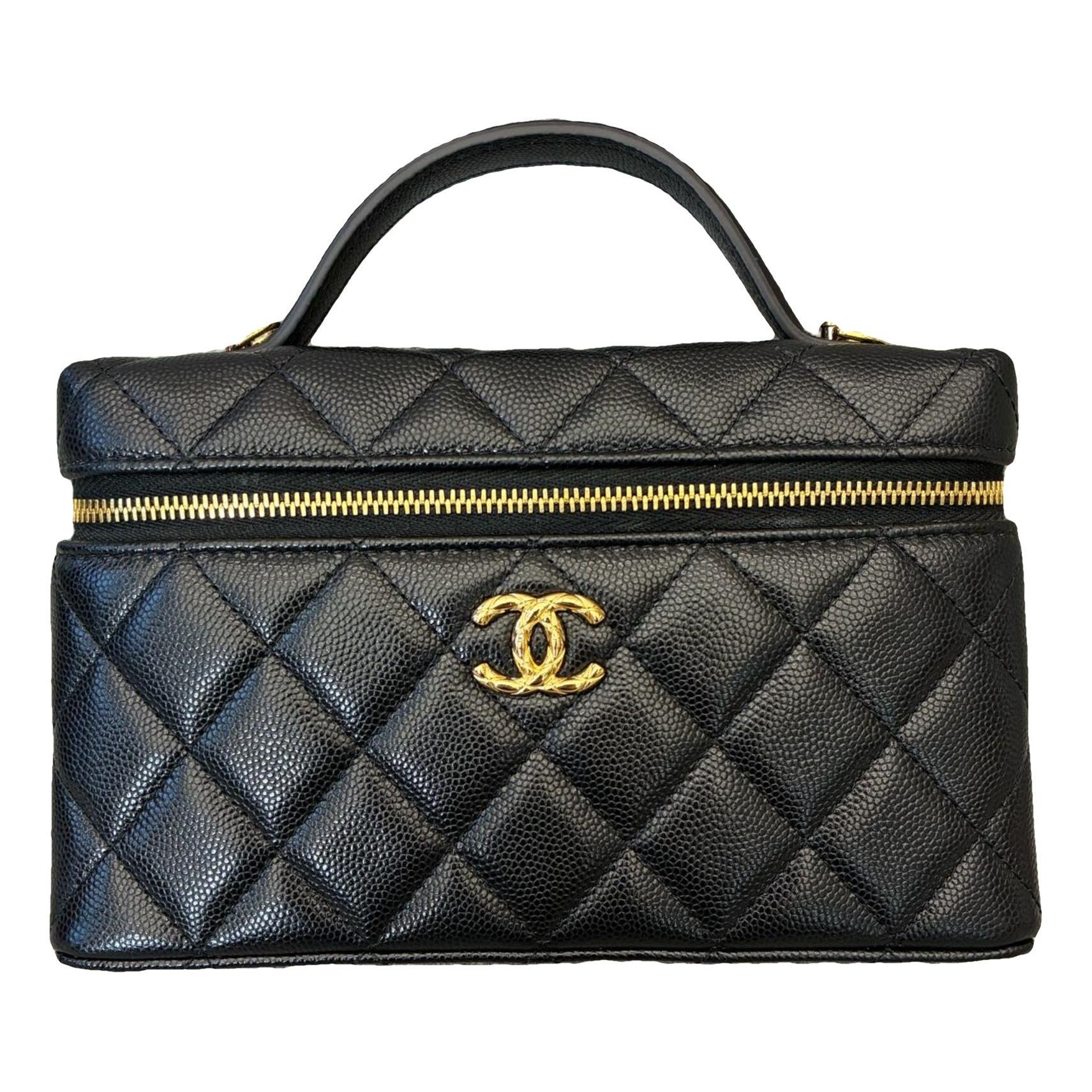 Trendy CC Vanity leather handbag