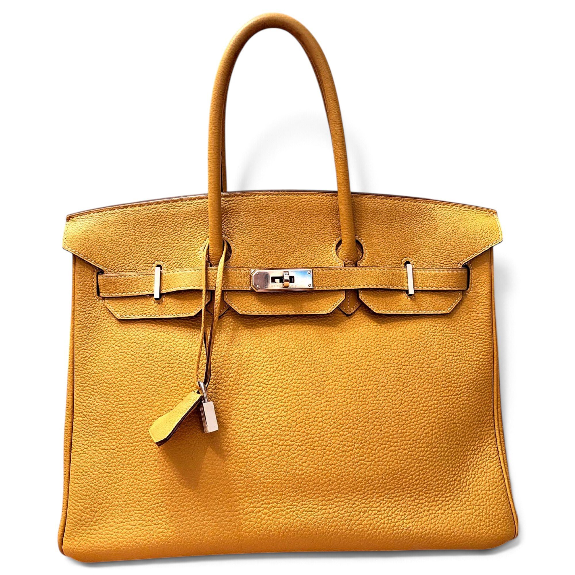 Birkin 35 leather handbag