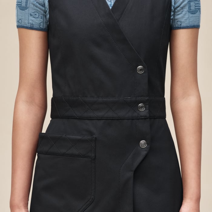 Noir Wraparound Dress