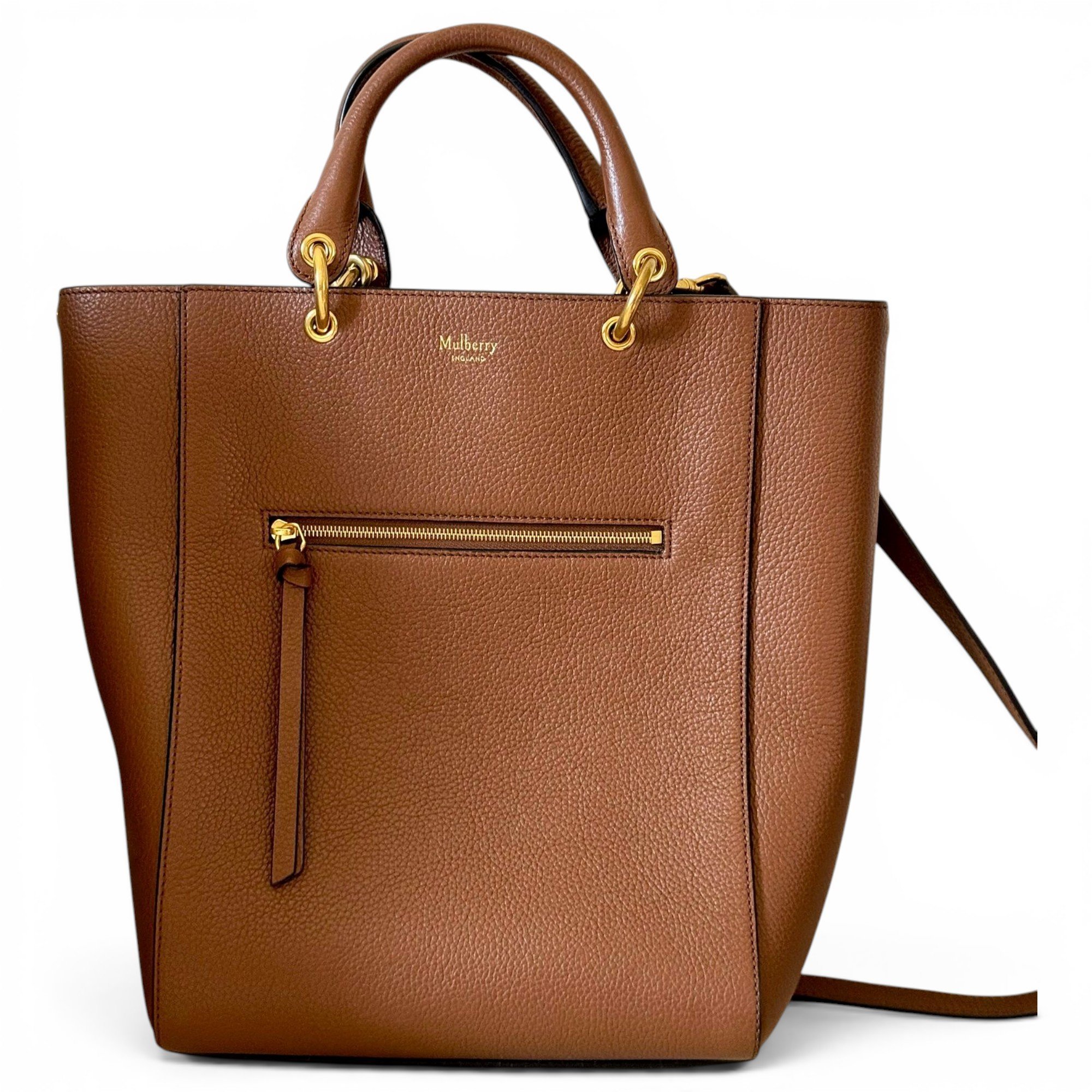 Leather tote