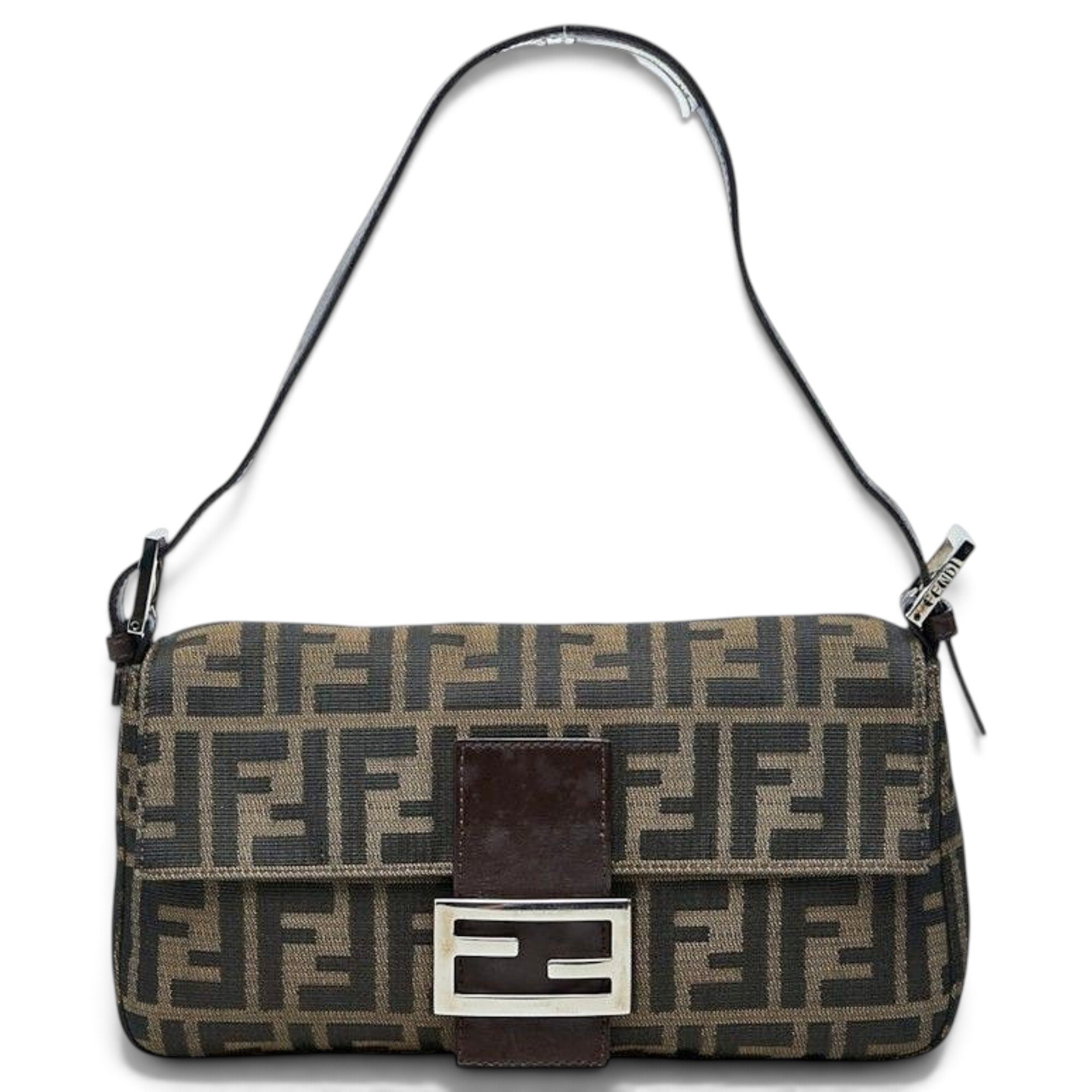 Pocket leather handbag
