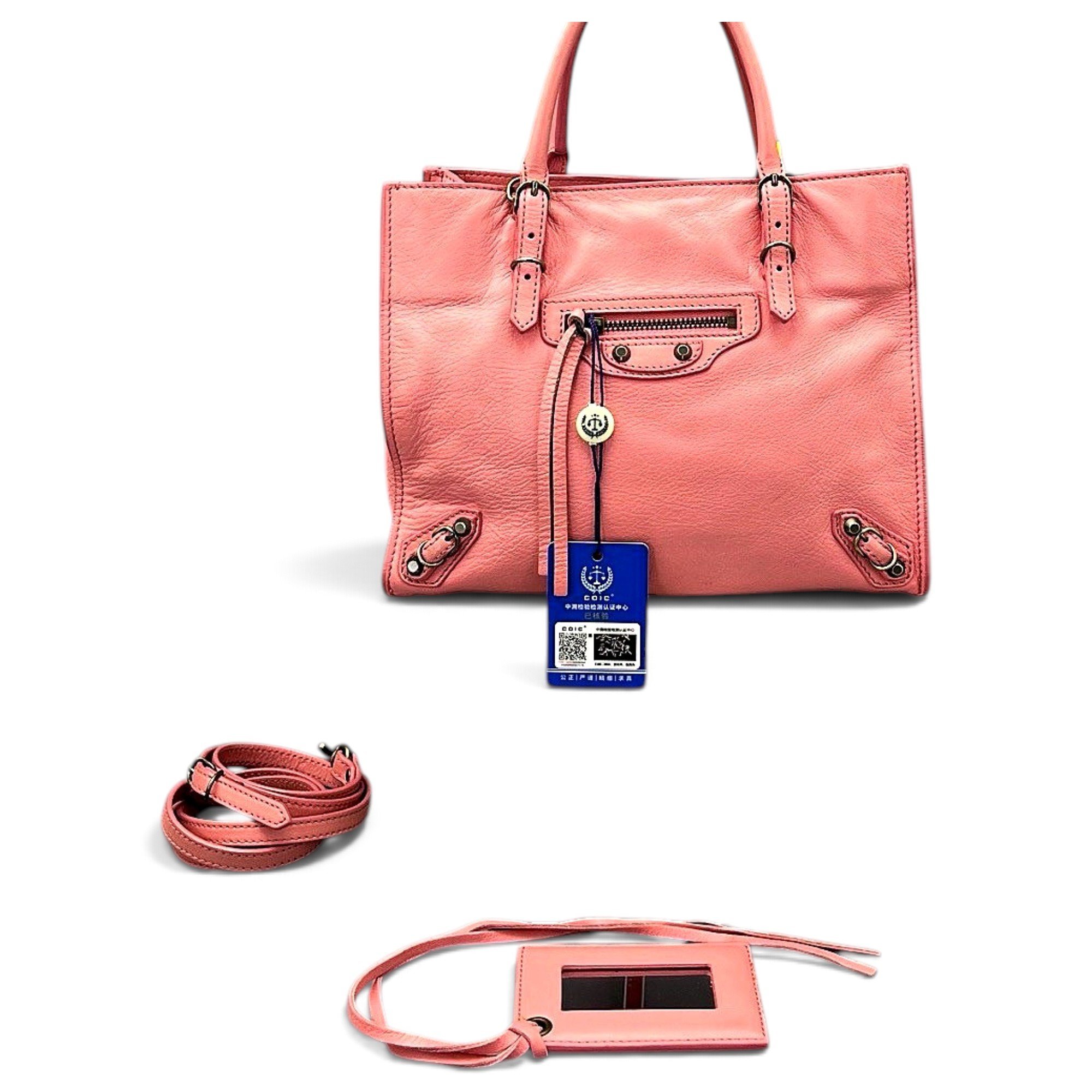 Balenciaga Papier leather handbag