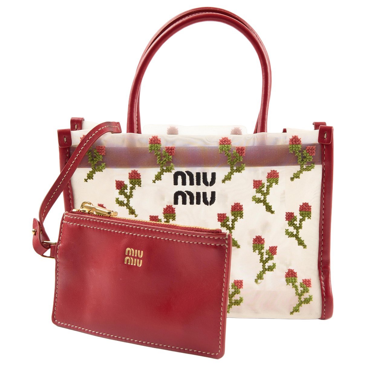 Leather tote