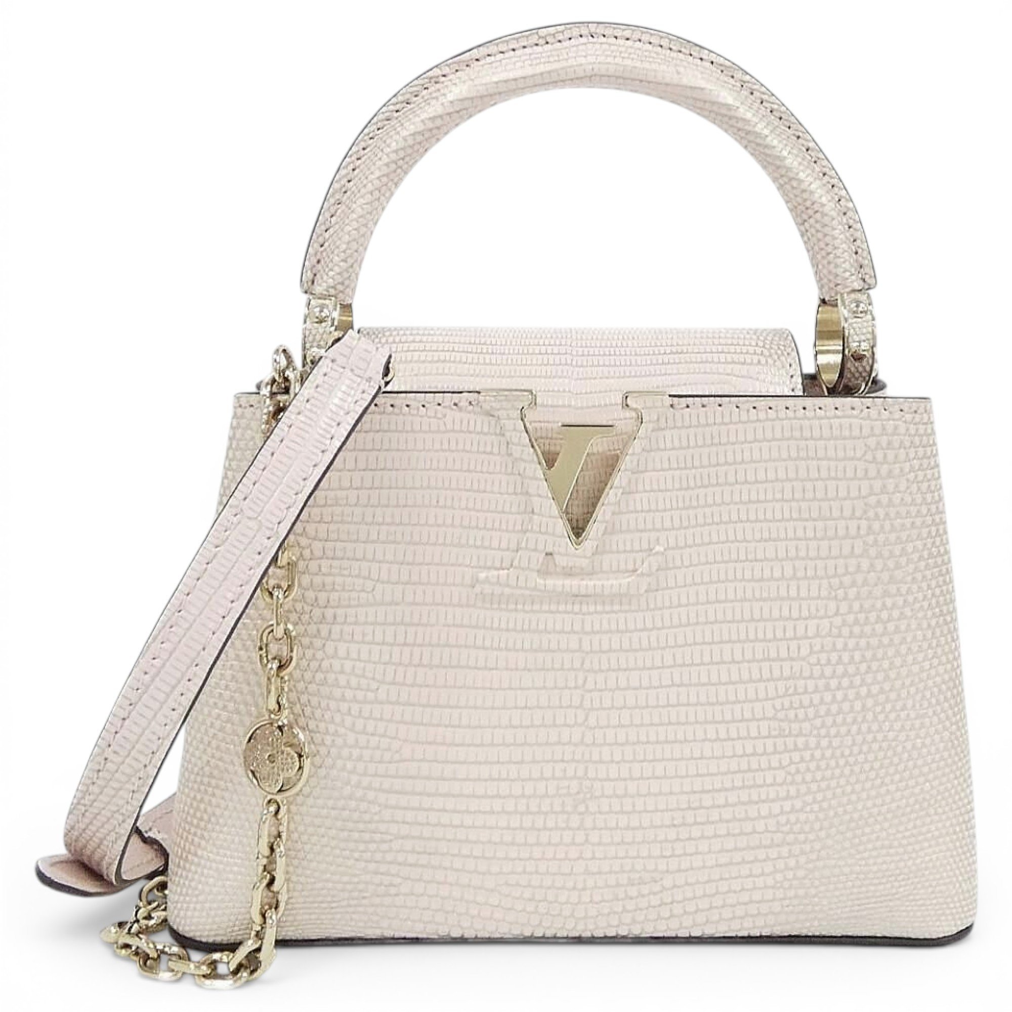 Capucines leather handbag