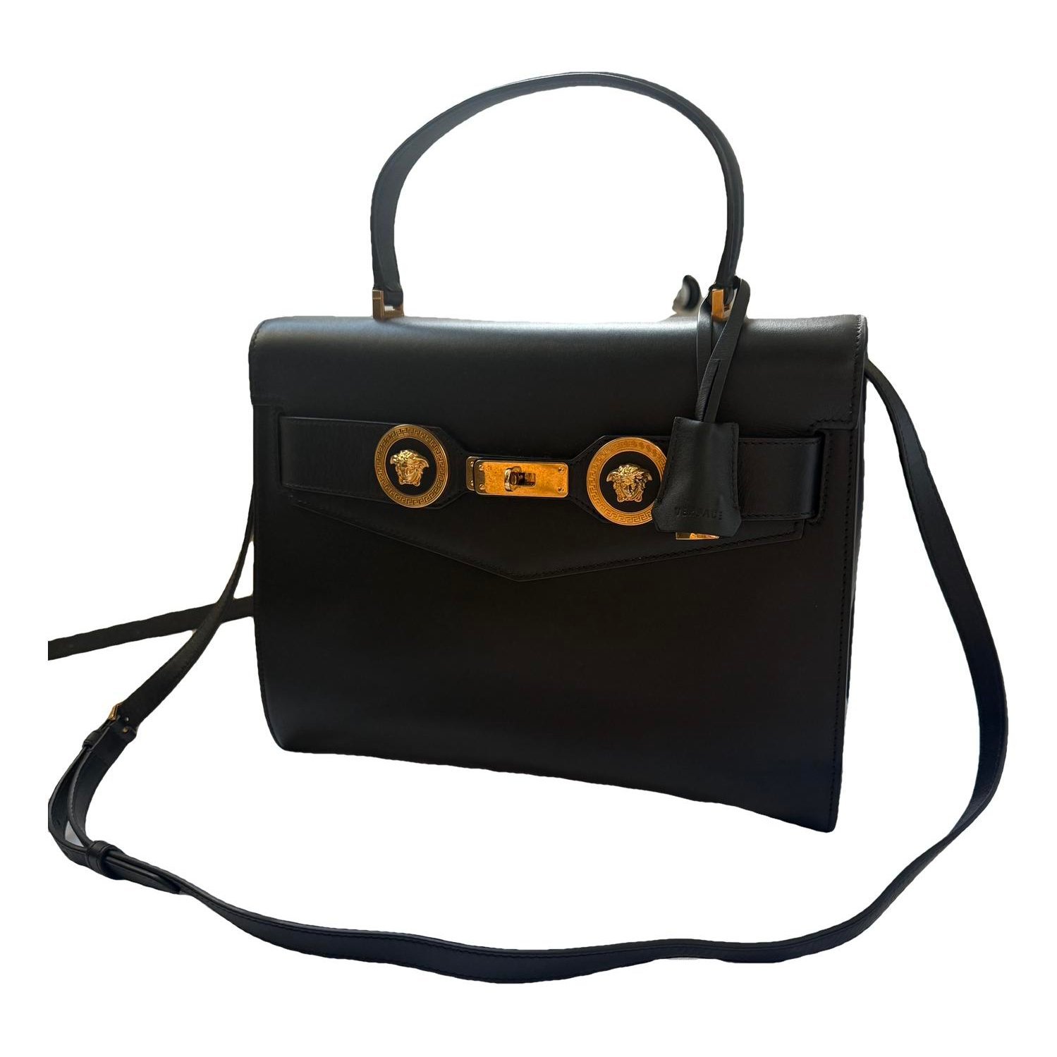 Versace DV ONE leather handbag
