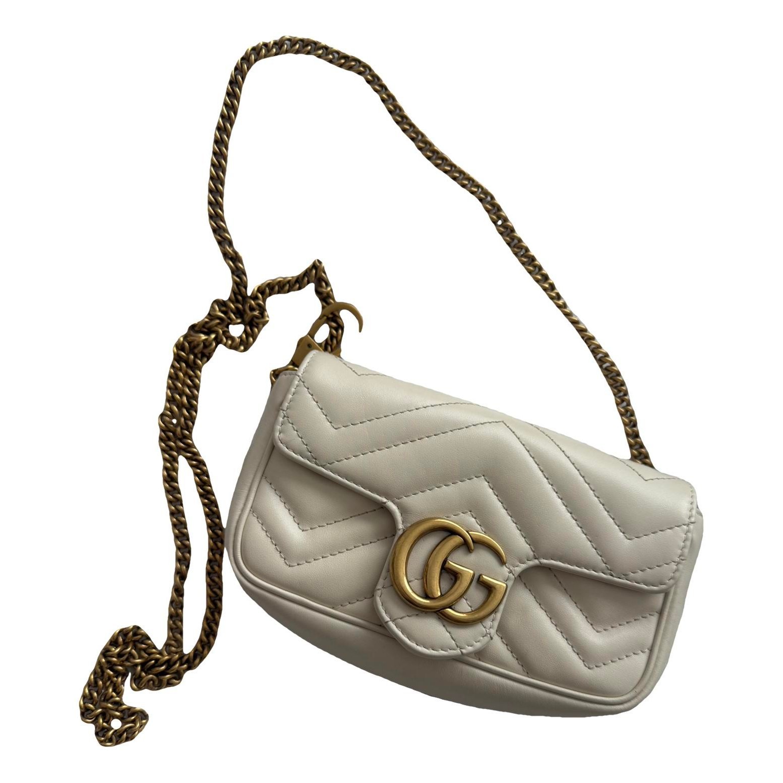GG Marmont Chain Flap leather crossbody bag