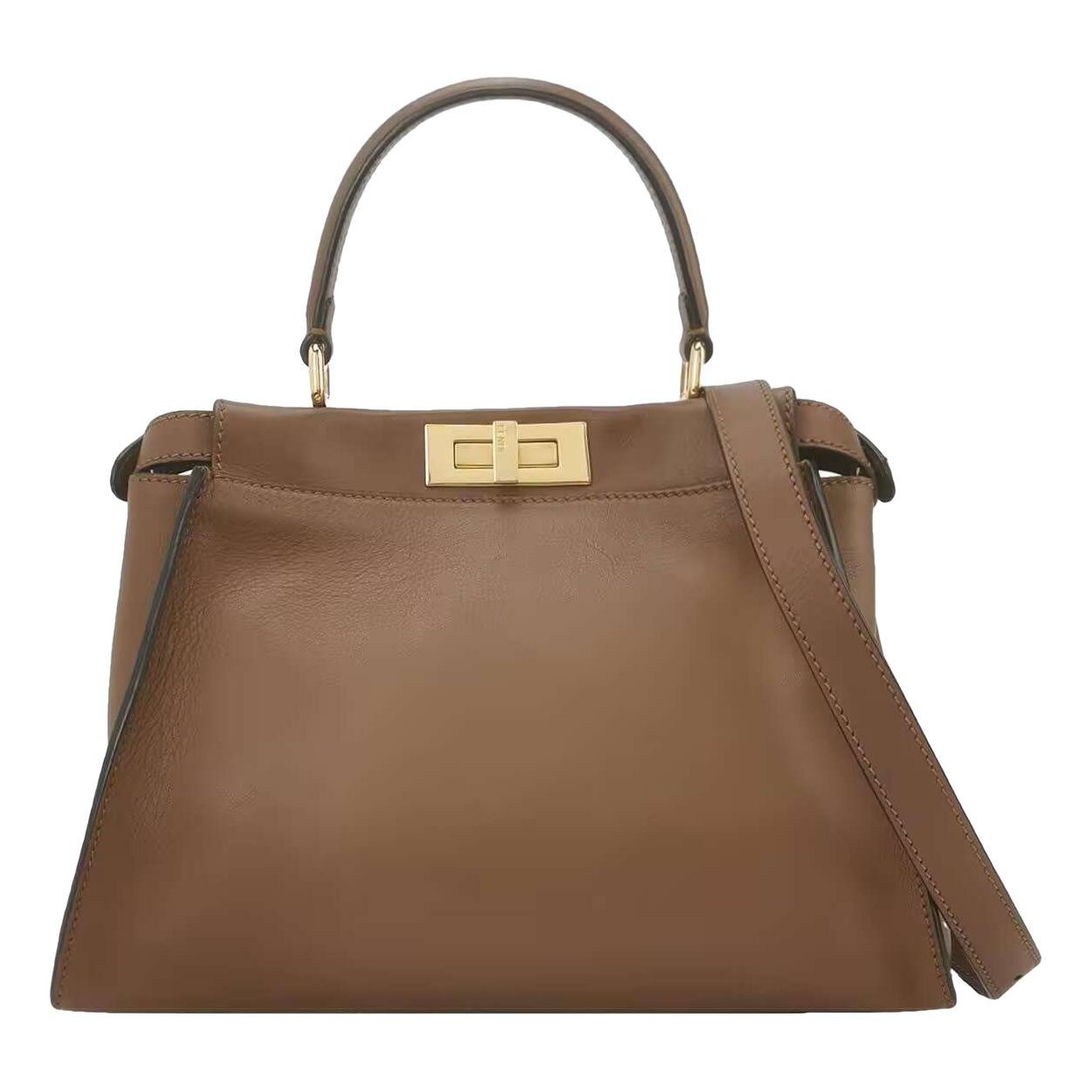 Peekaboo leather handbag