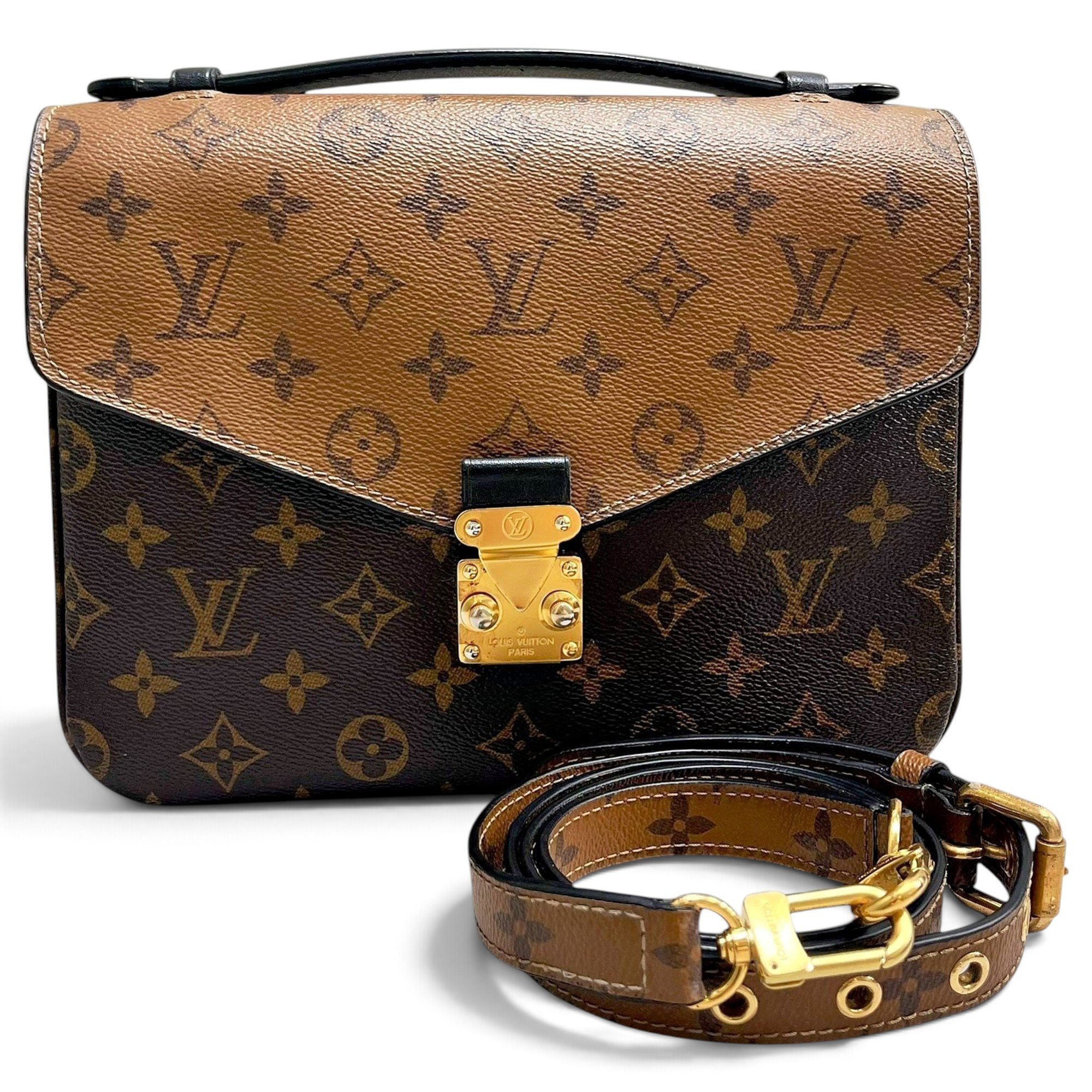 Metis leather handbag