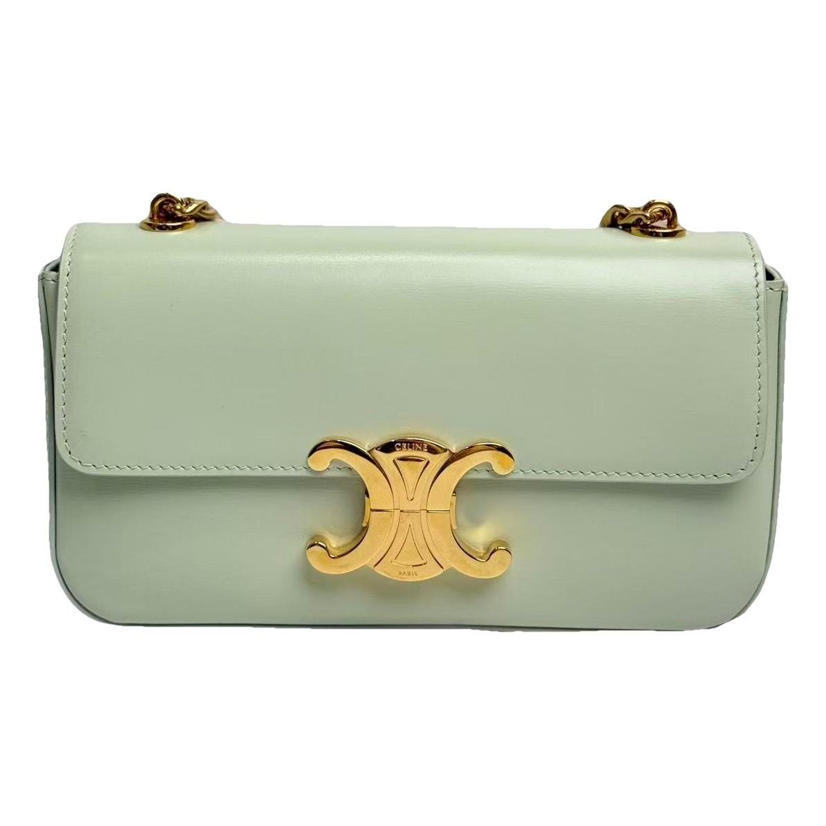 Triomphe leather handbag