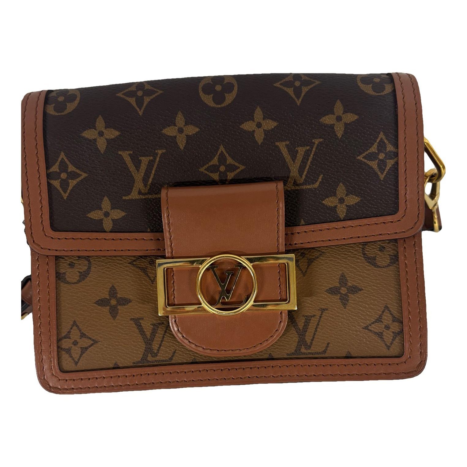 Dauphine leather handbag