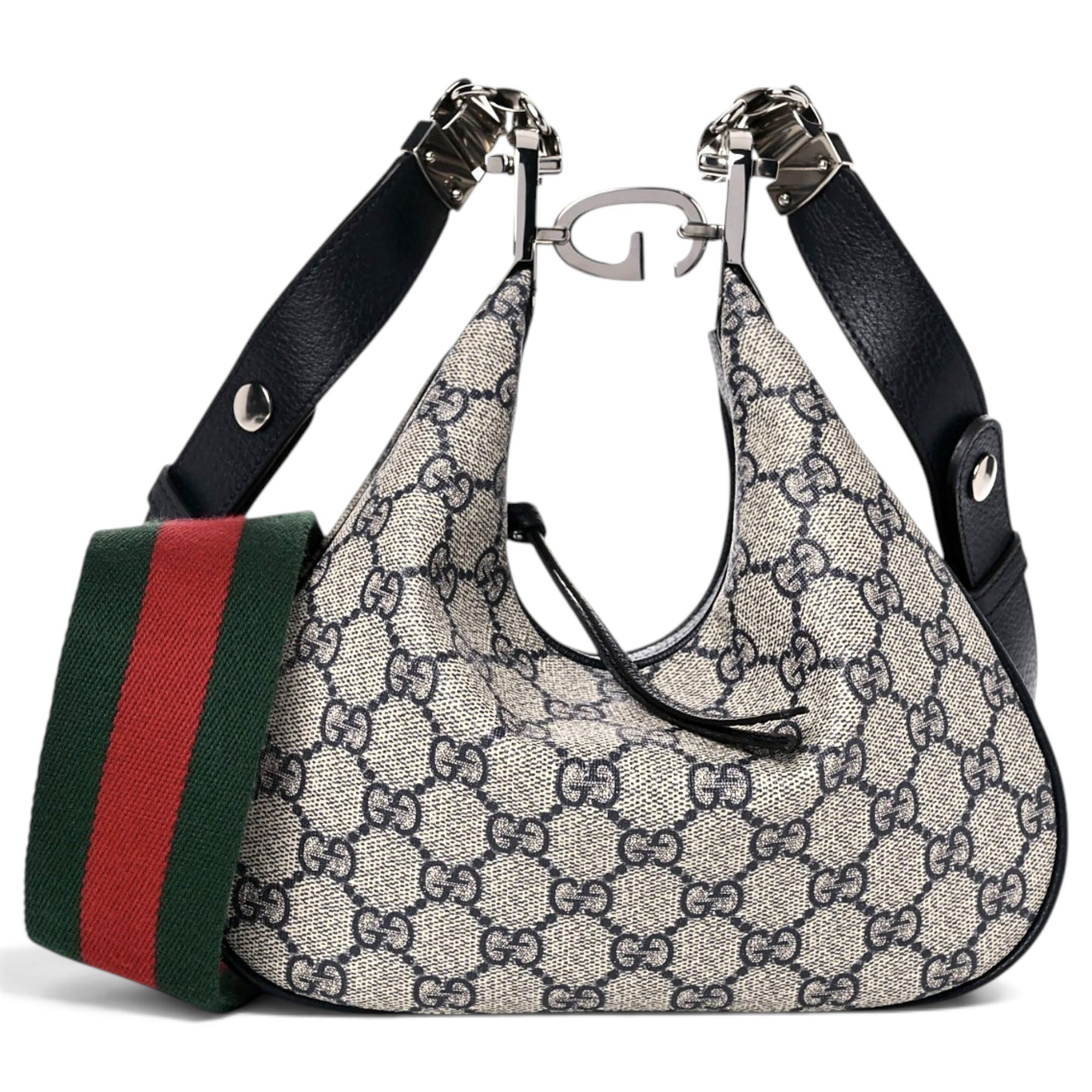 Attache leather crossbody bag