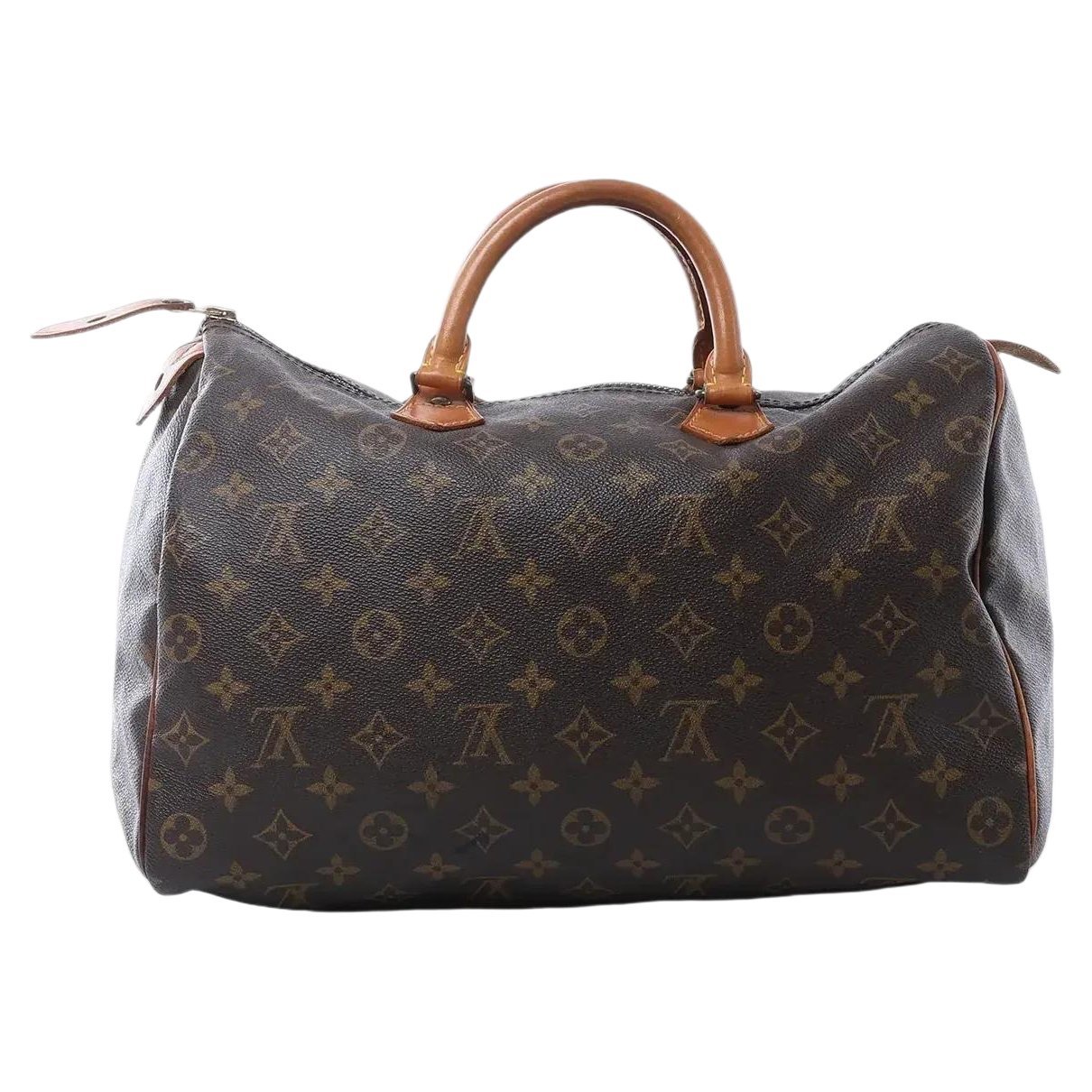 Speedy leather handbag