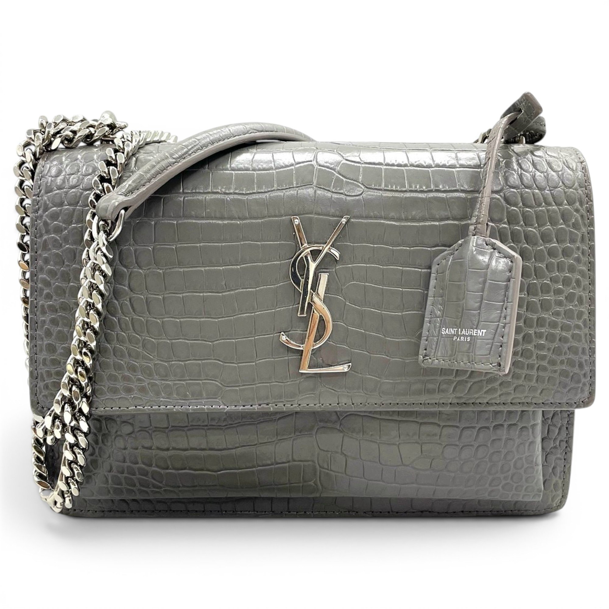 Sunset leather crossbody bag