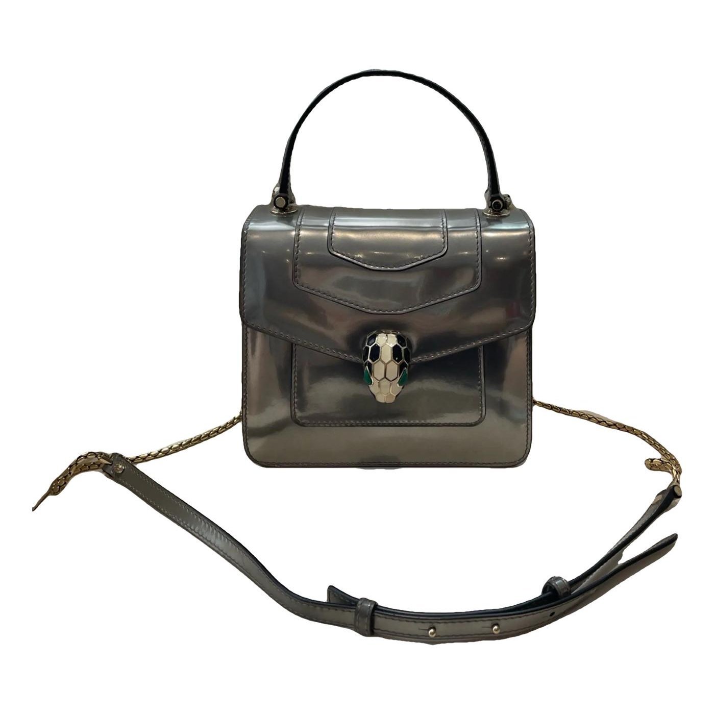Serpenti leather handbag