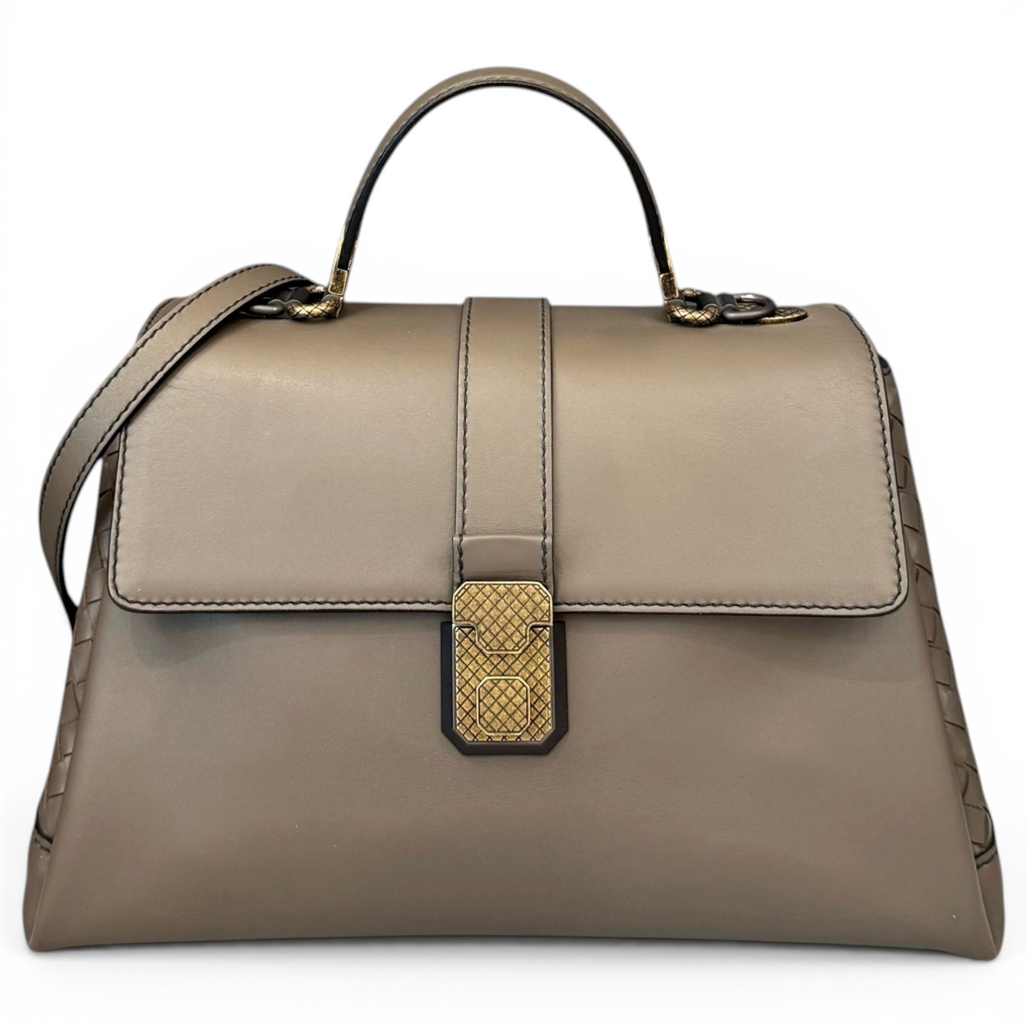 Piazza pony-style calfskin handbag