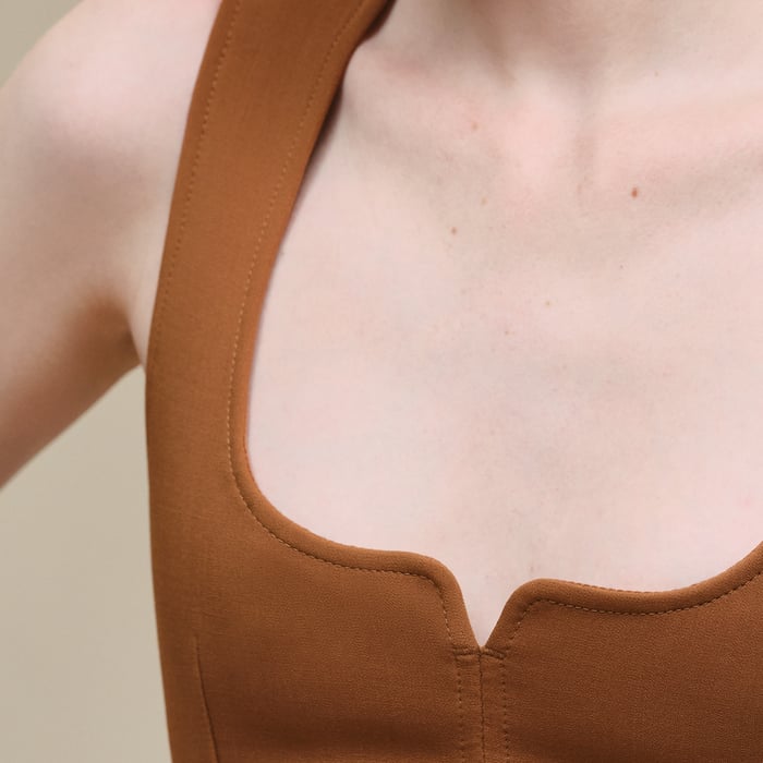 Brun Mahogany Equestrian Dress