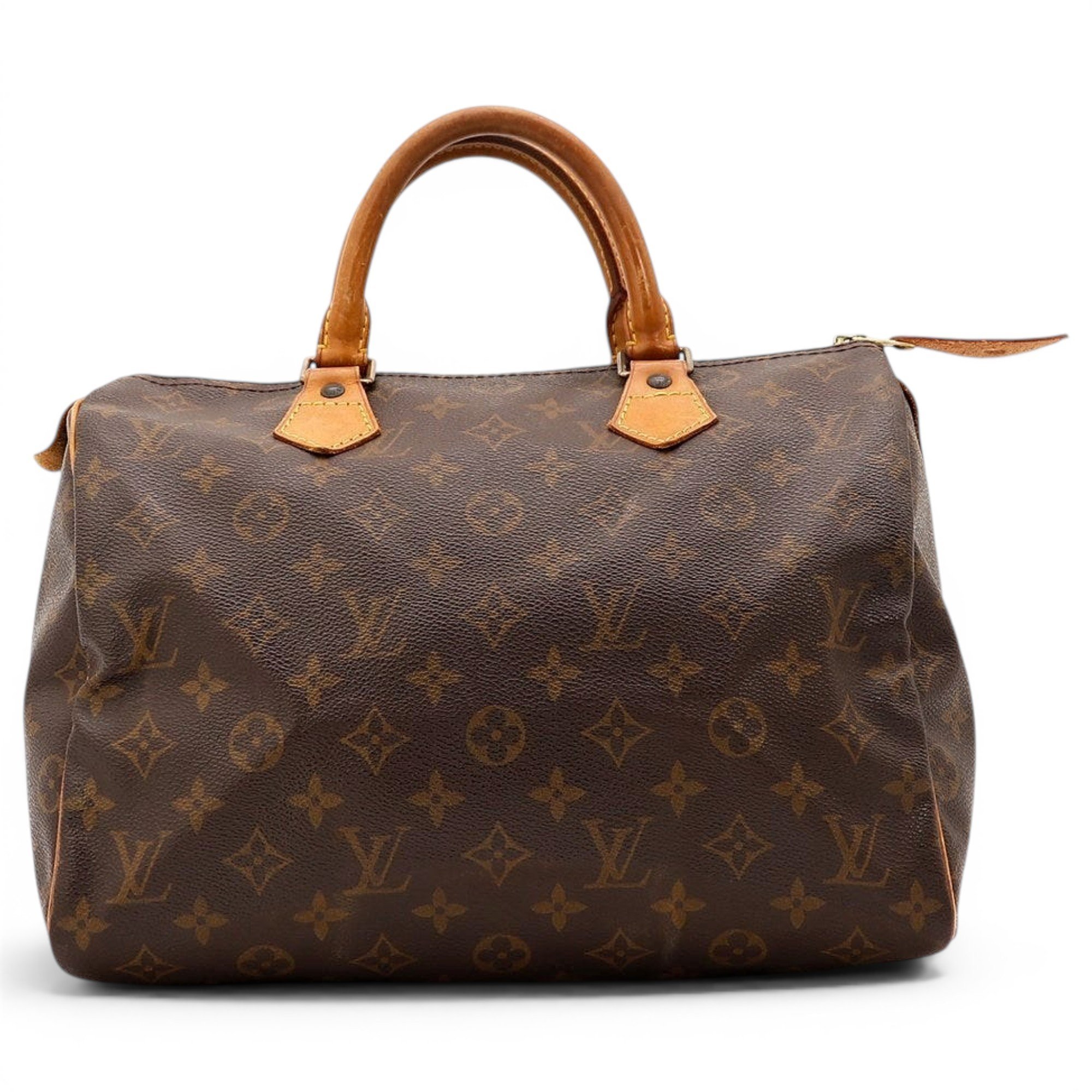 Speedy leather handbag