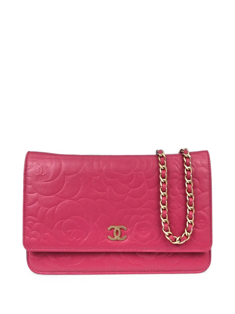 2012 Camellia Wallet on Chain shoulder bag