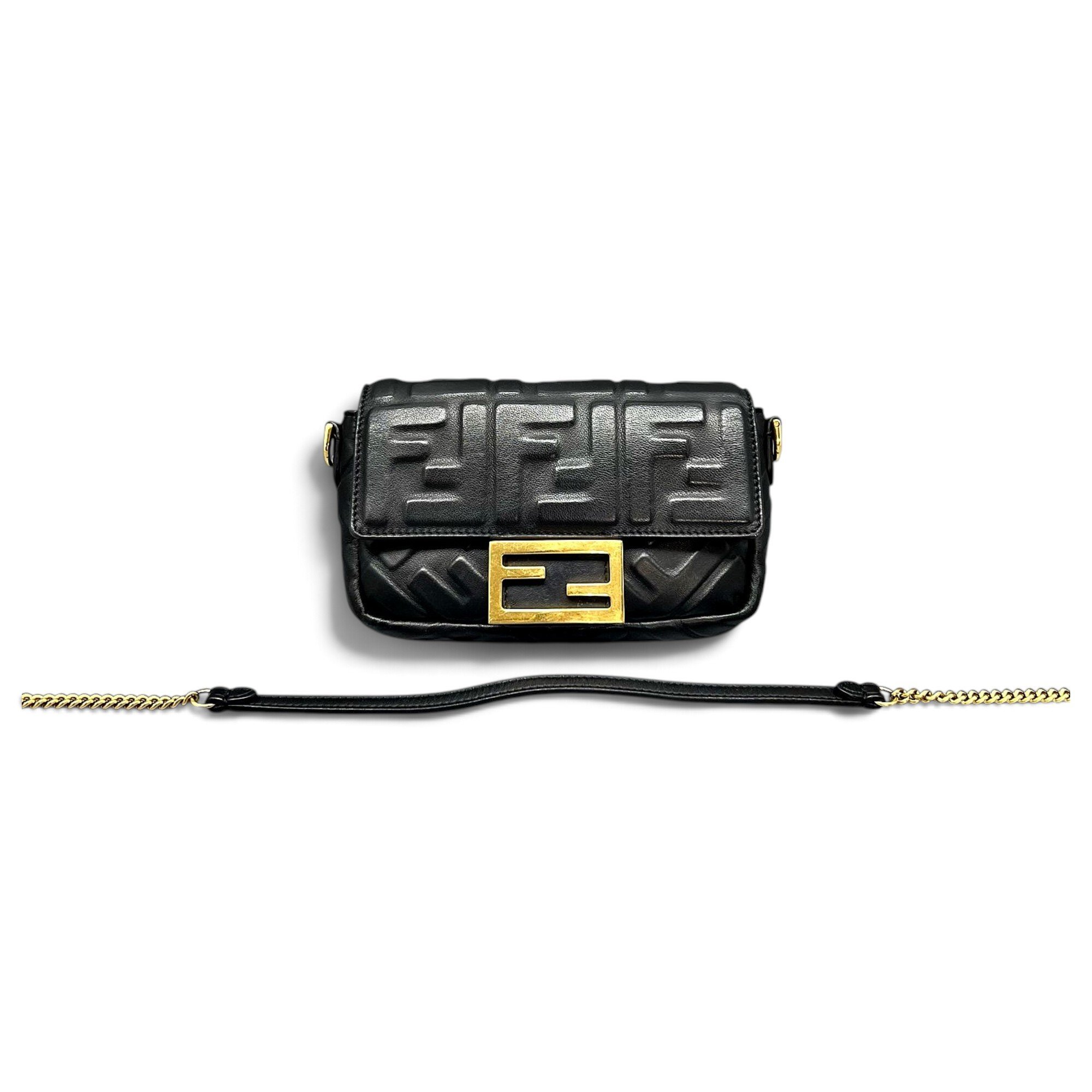 Fendi Baguette leather handbag