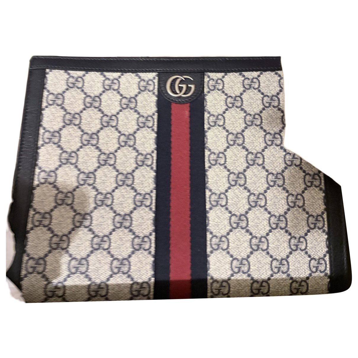 Ophidia cloth clutch bag