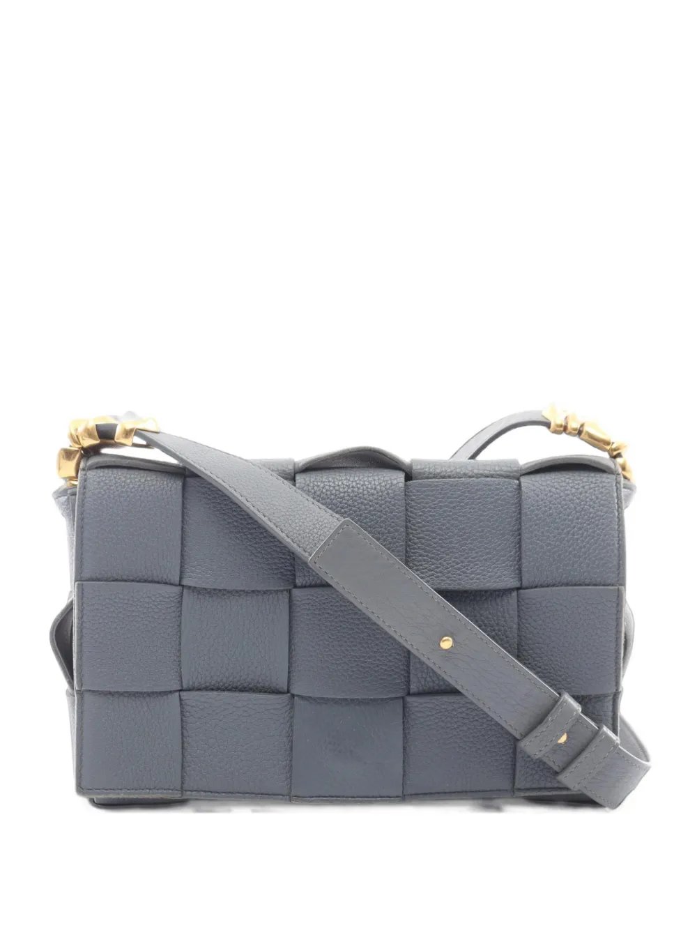 2000s Cassette Intrecciato shoulder bag