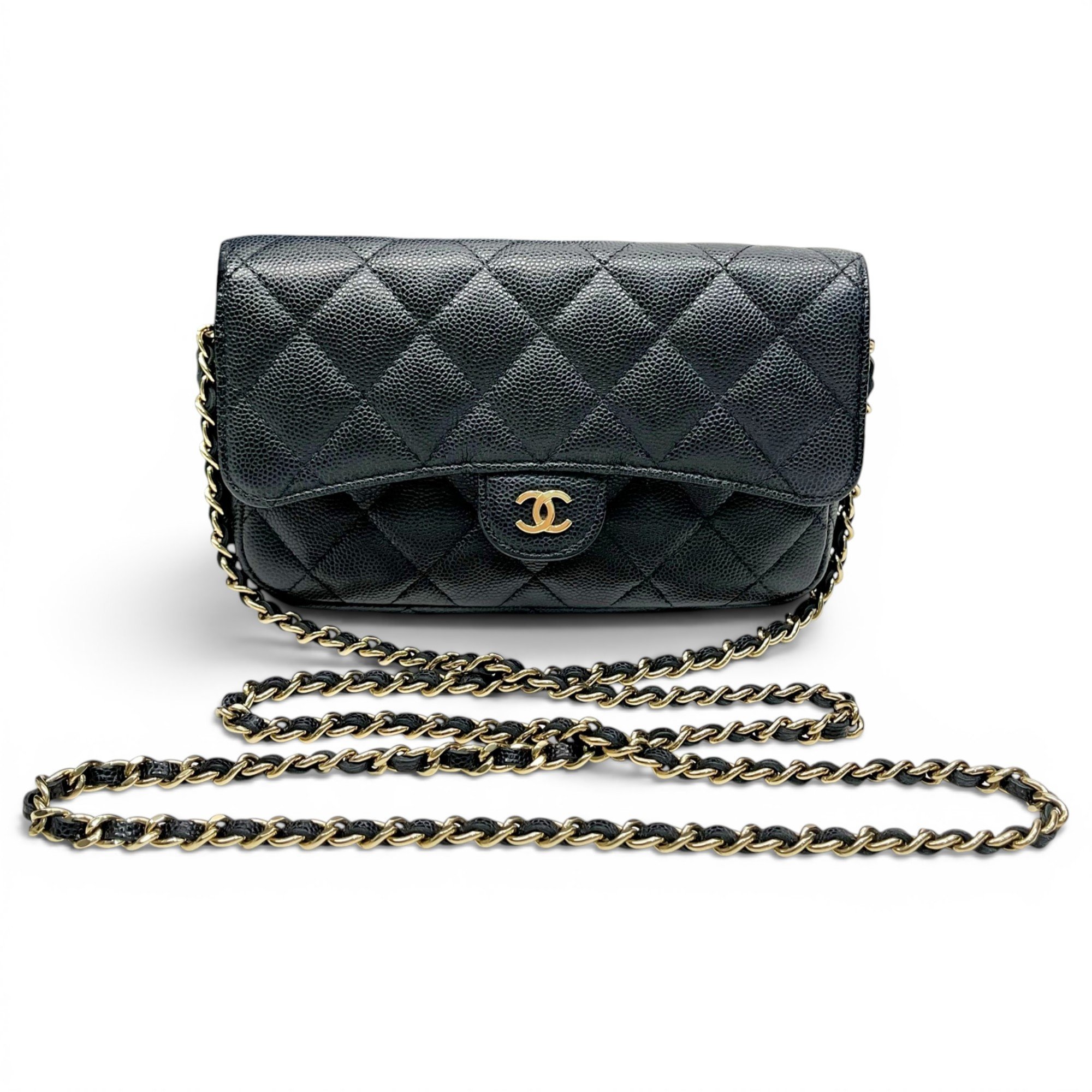 Wallet On Chain Timeless/Classique leather crossbody bag