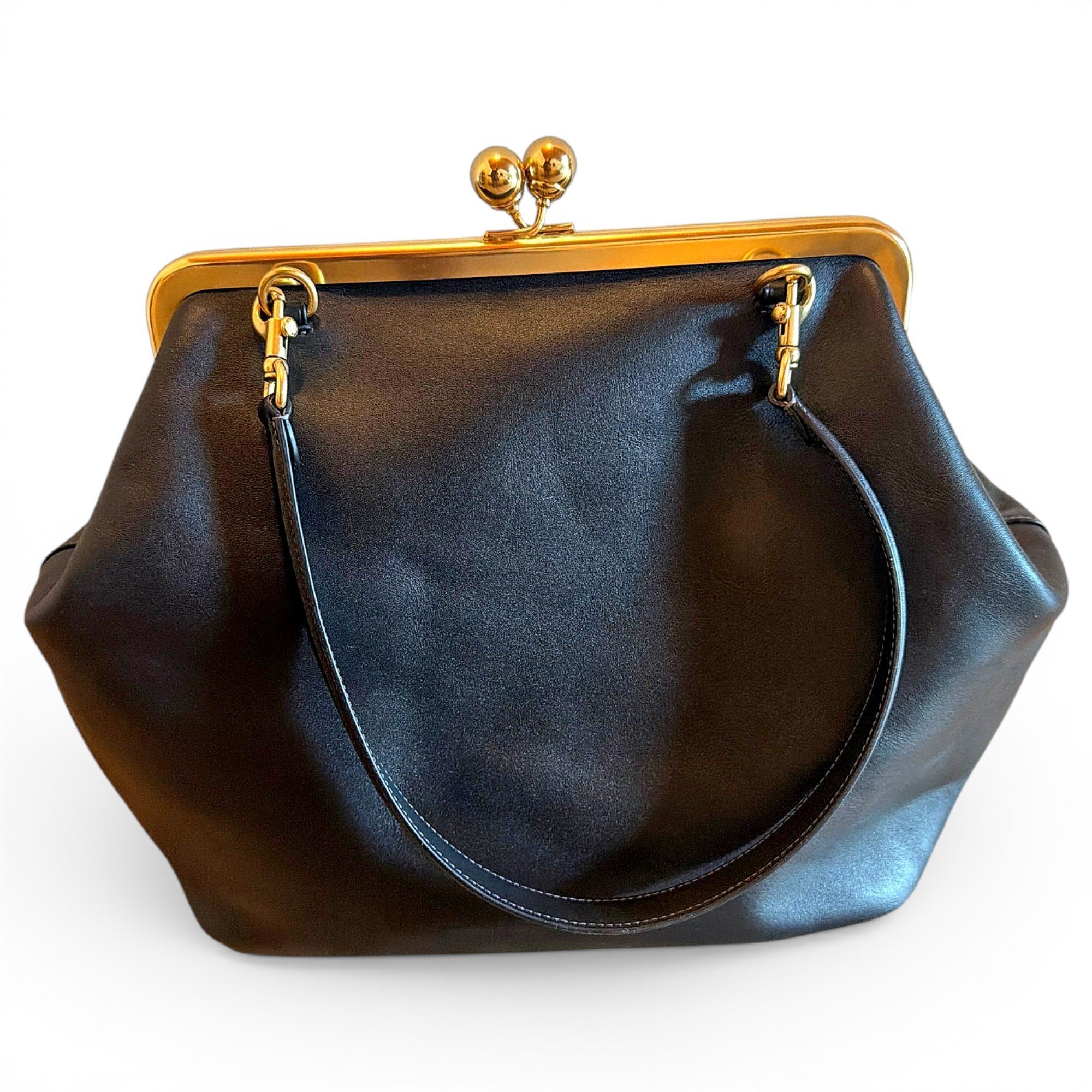 Leather handbag