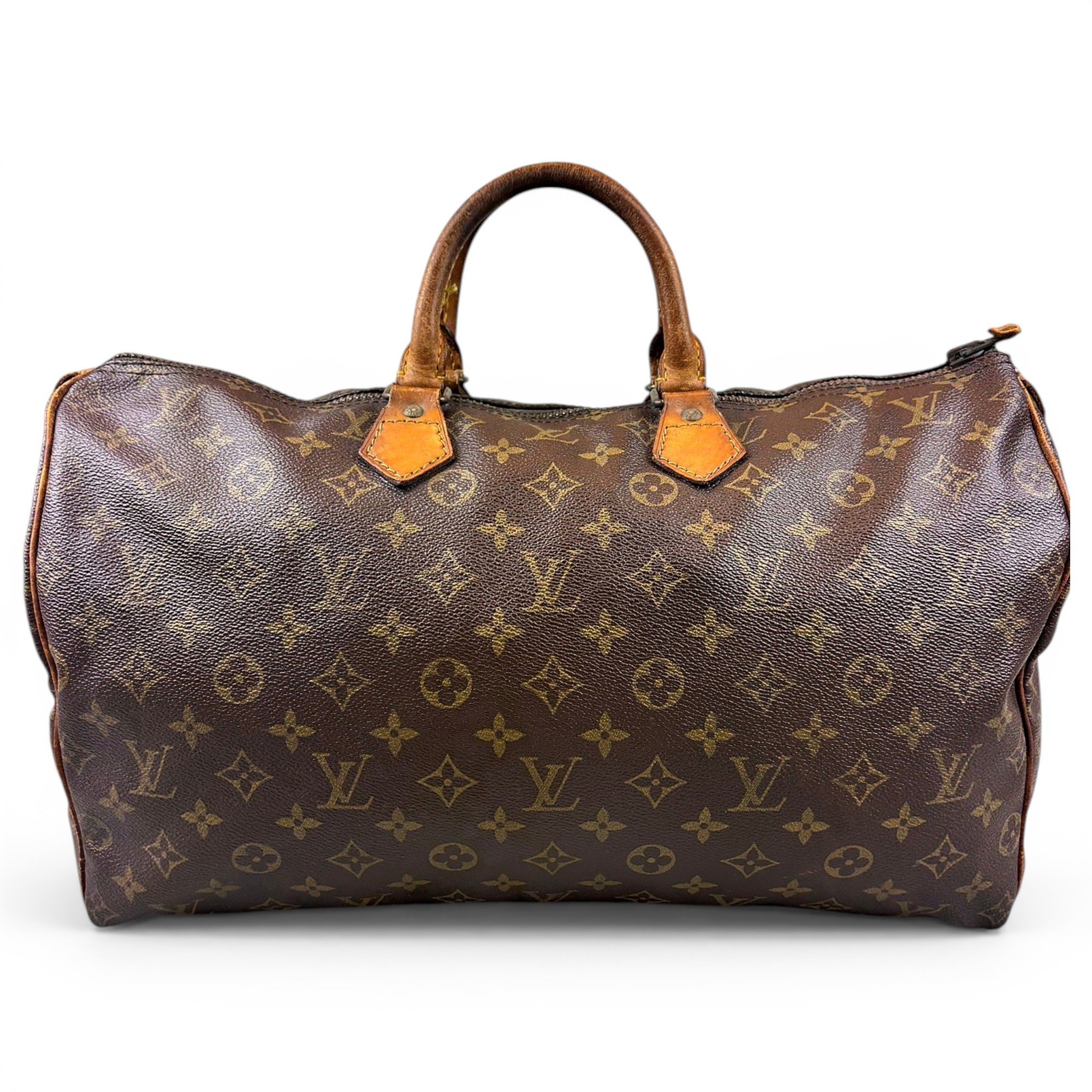 Speedy leather handbag