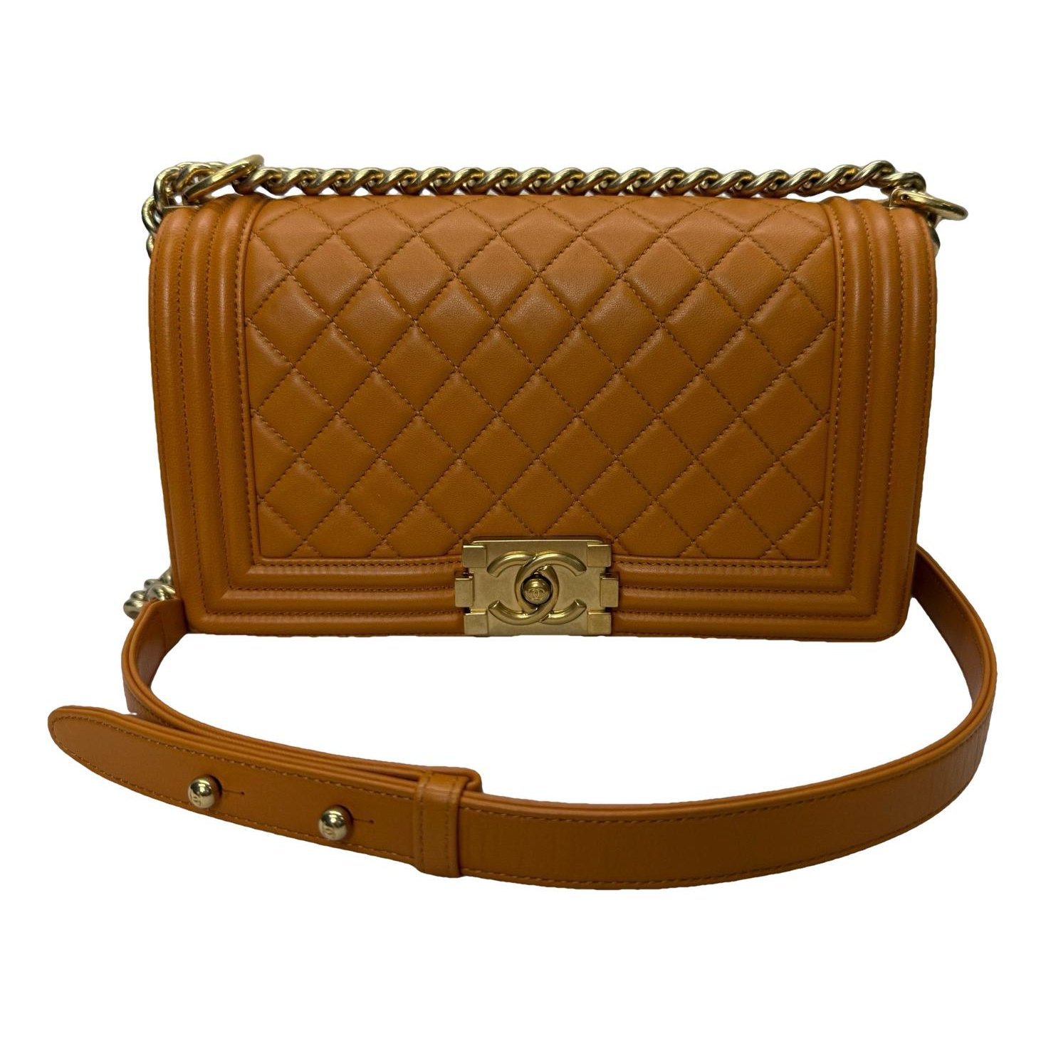 Boy leather crossbody bag