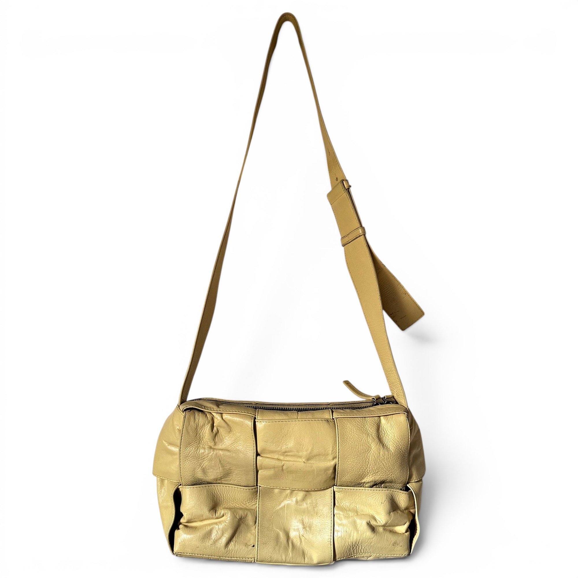 Brick Cassette leather crossbody bag