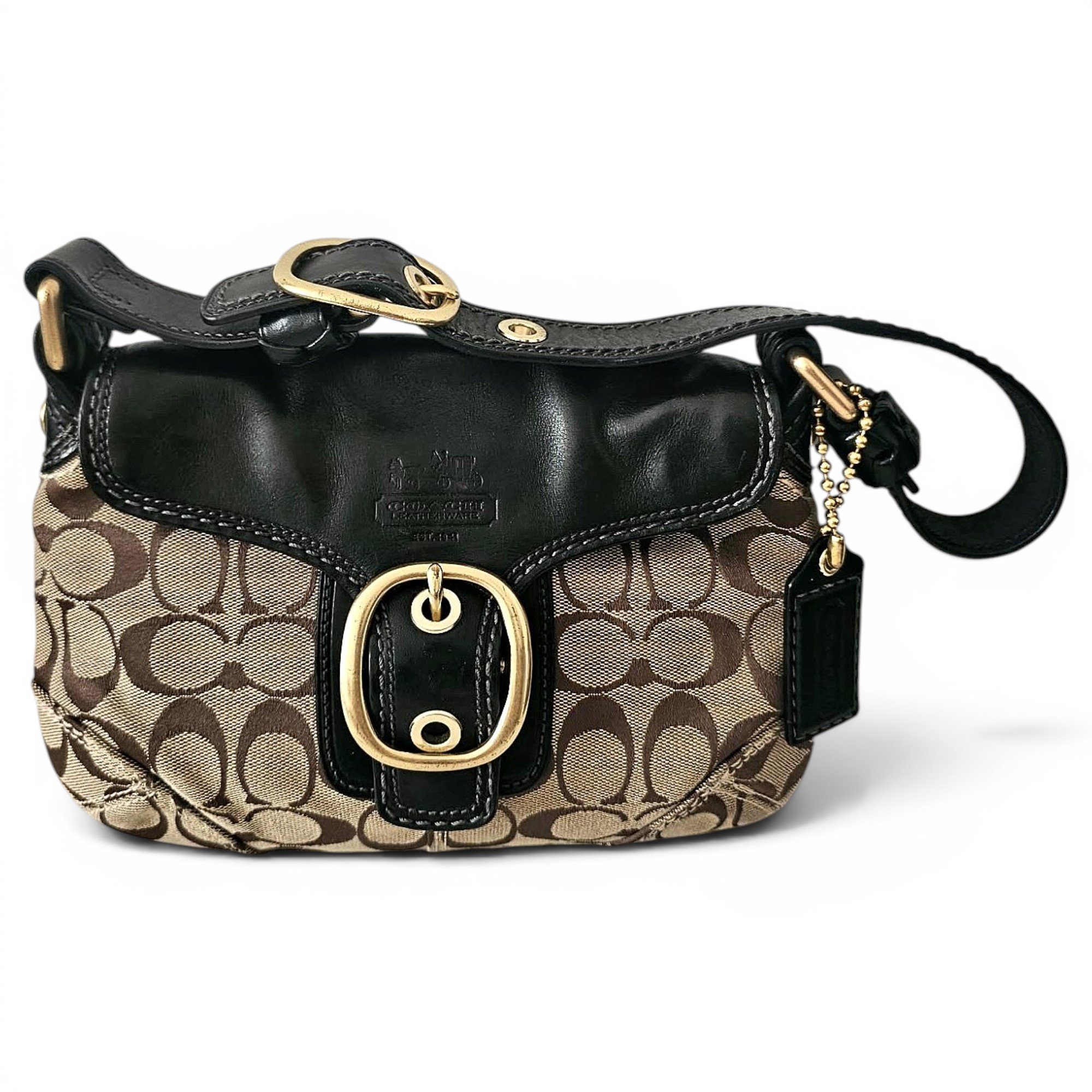 Signature Sufflette leather handbag
