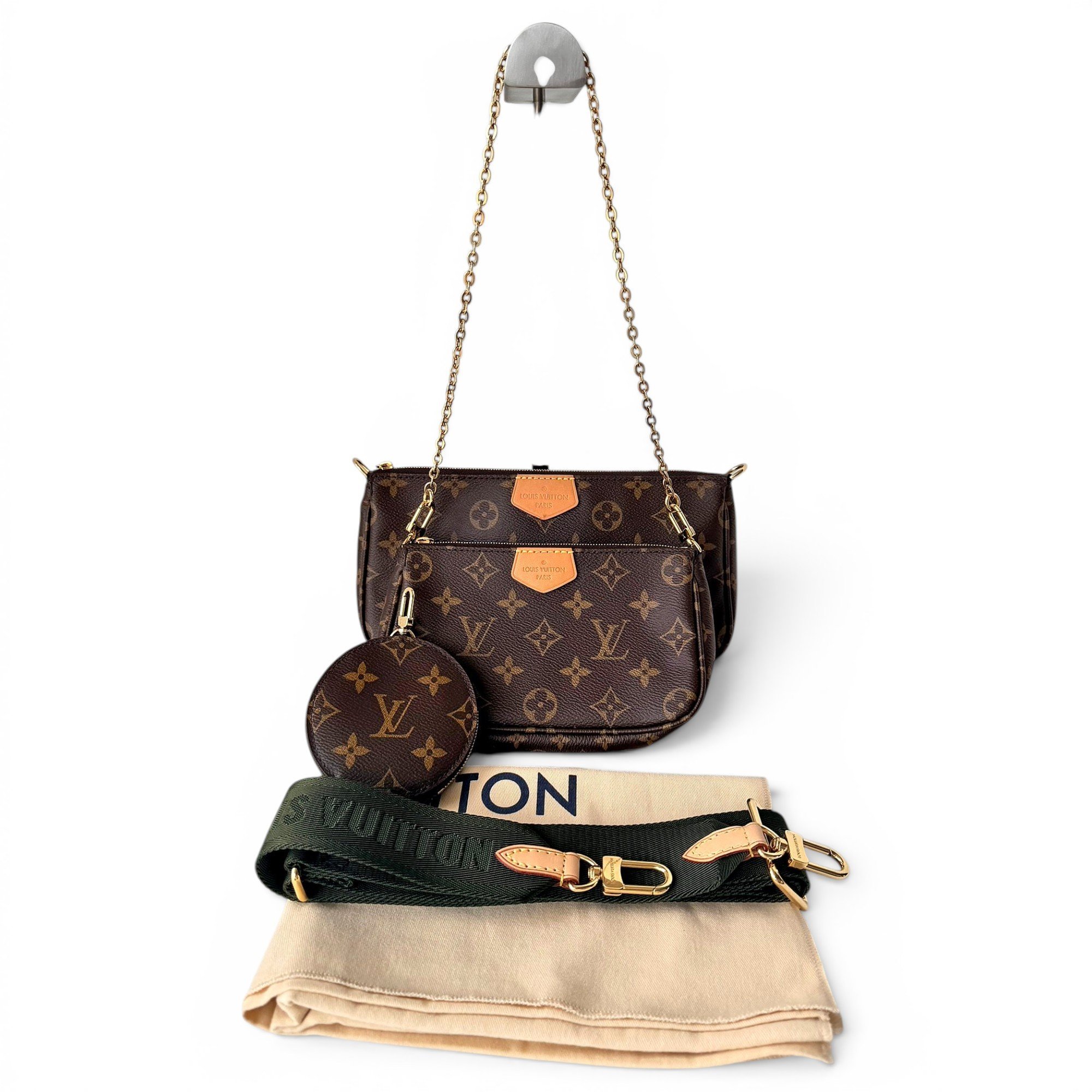 Multi Pochette Accessoires leather crossbody bag