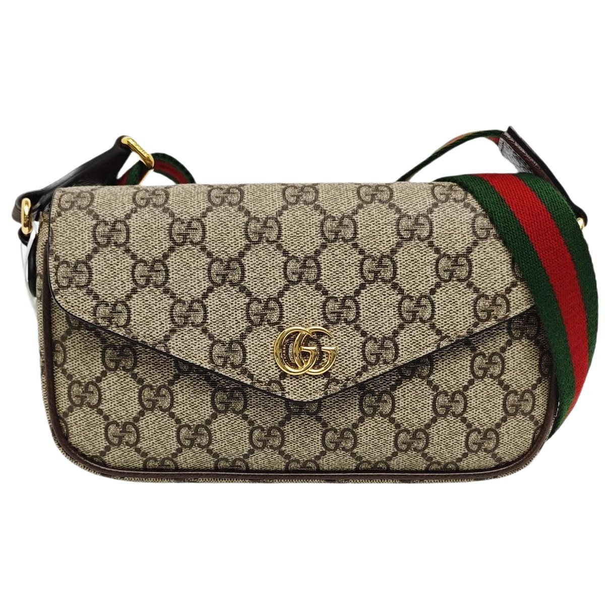 Ophidia leather crossbody bag