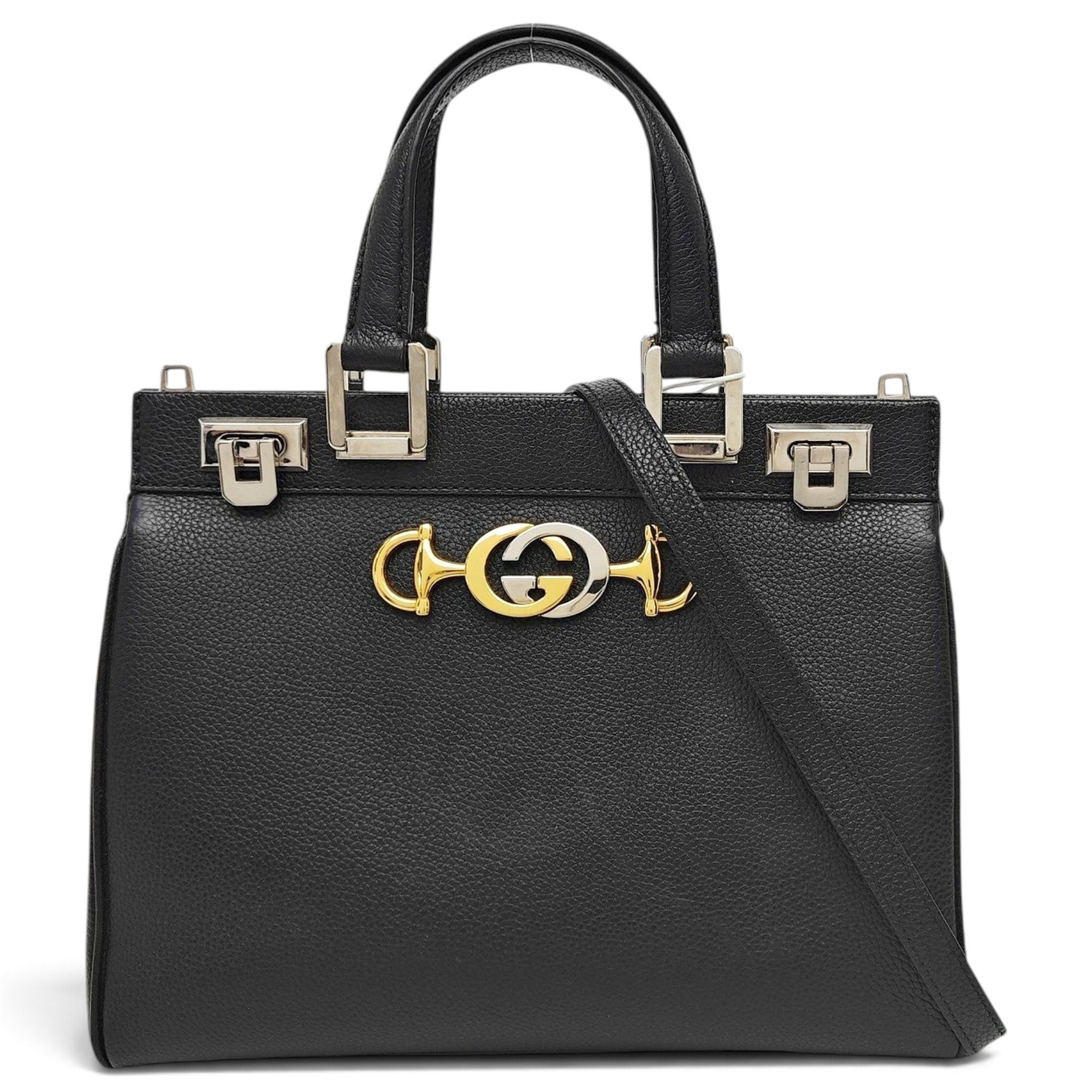 Zumi leather handbag