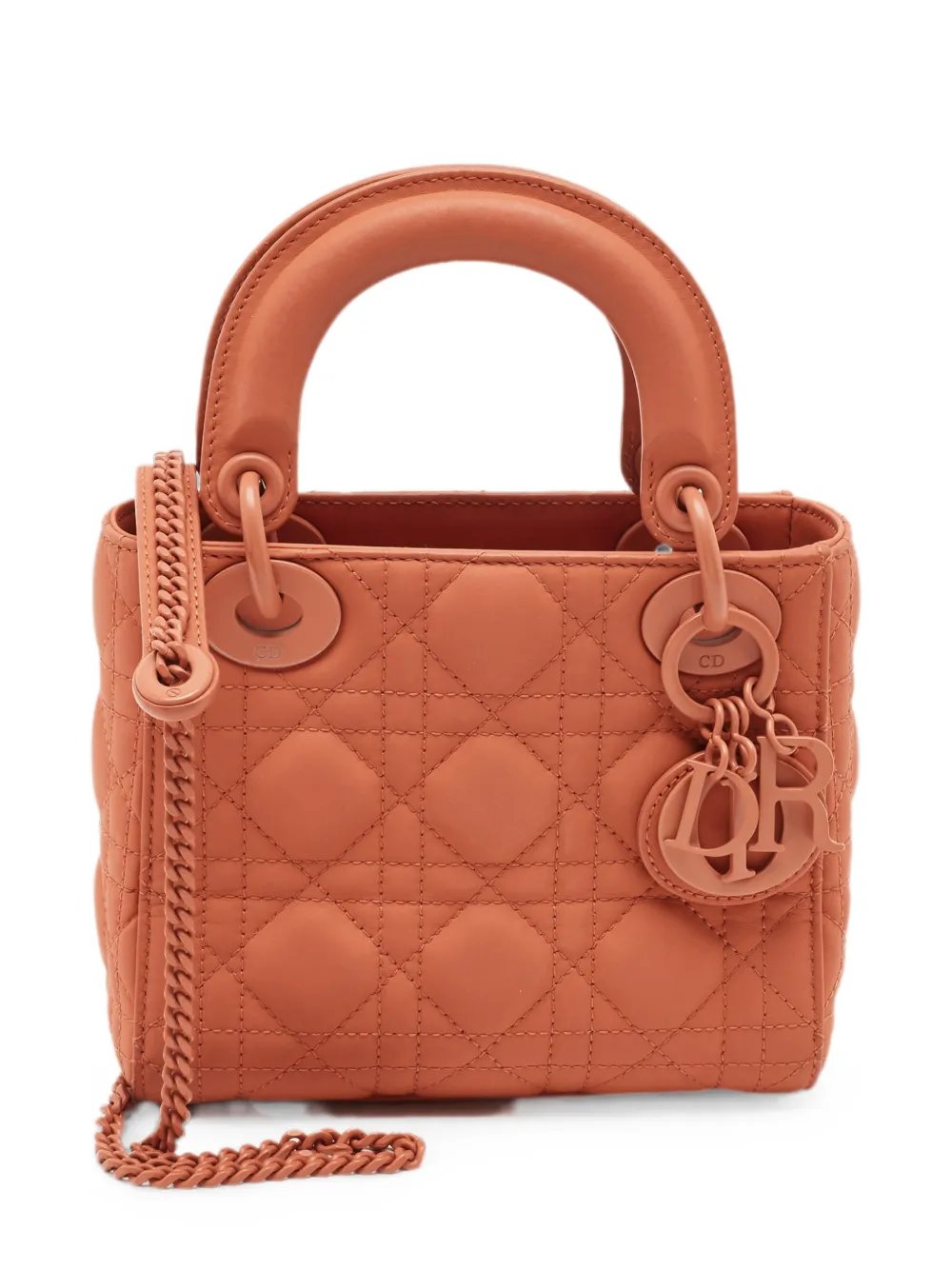 2019 mini Ultra Matte Cannage Lady Dior tote bag